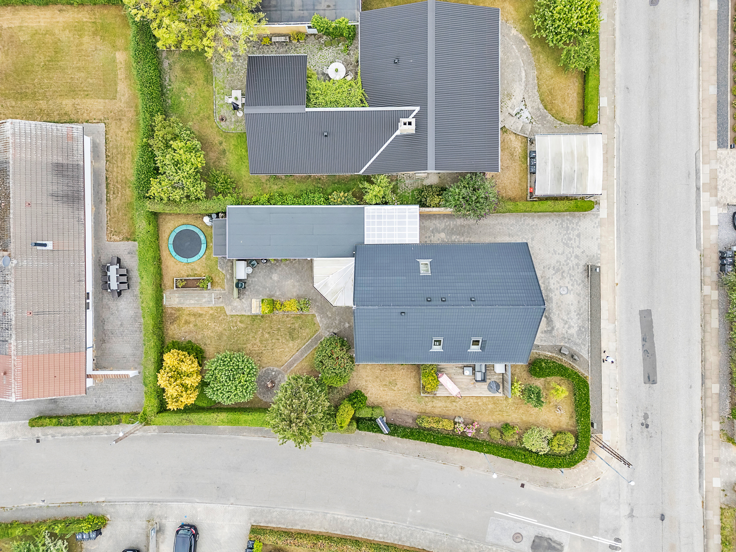 Fremhævet luftfoto billede i fuldskærmstilstand. Billede af Præstekravevej 5, Studstrup, 8541 Skødstrup