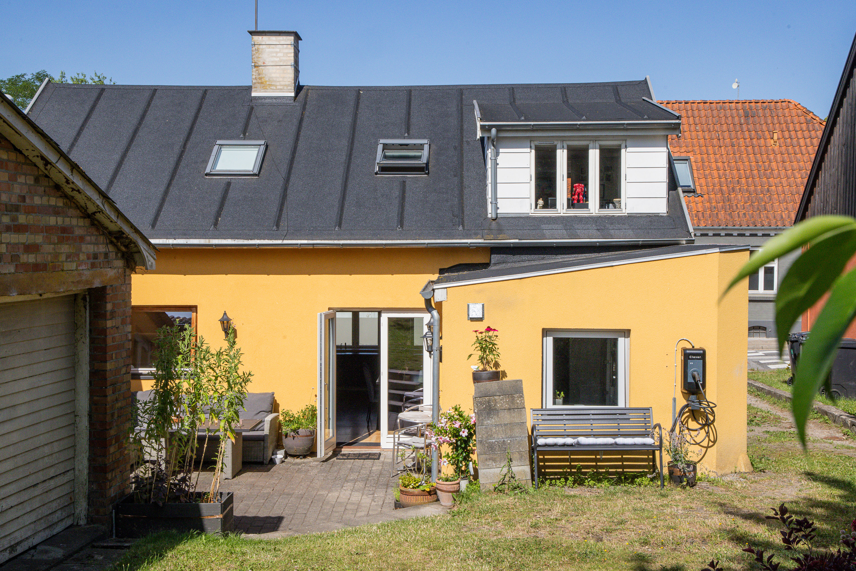 Fremhævet terrasse billede i fuldskærmstilstand. Billede af Ryesgade 19, Gl. Rye, 8680 Ry