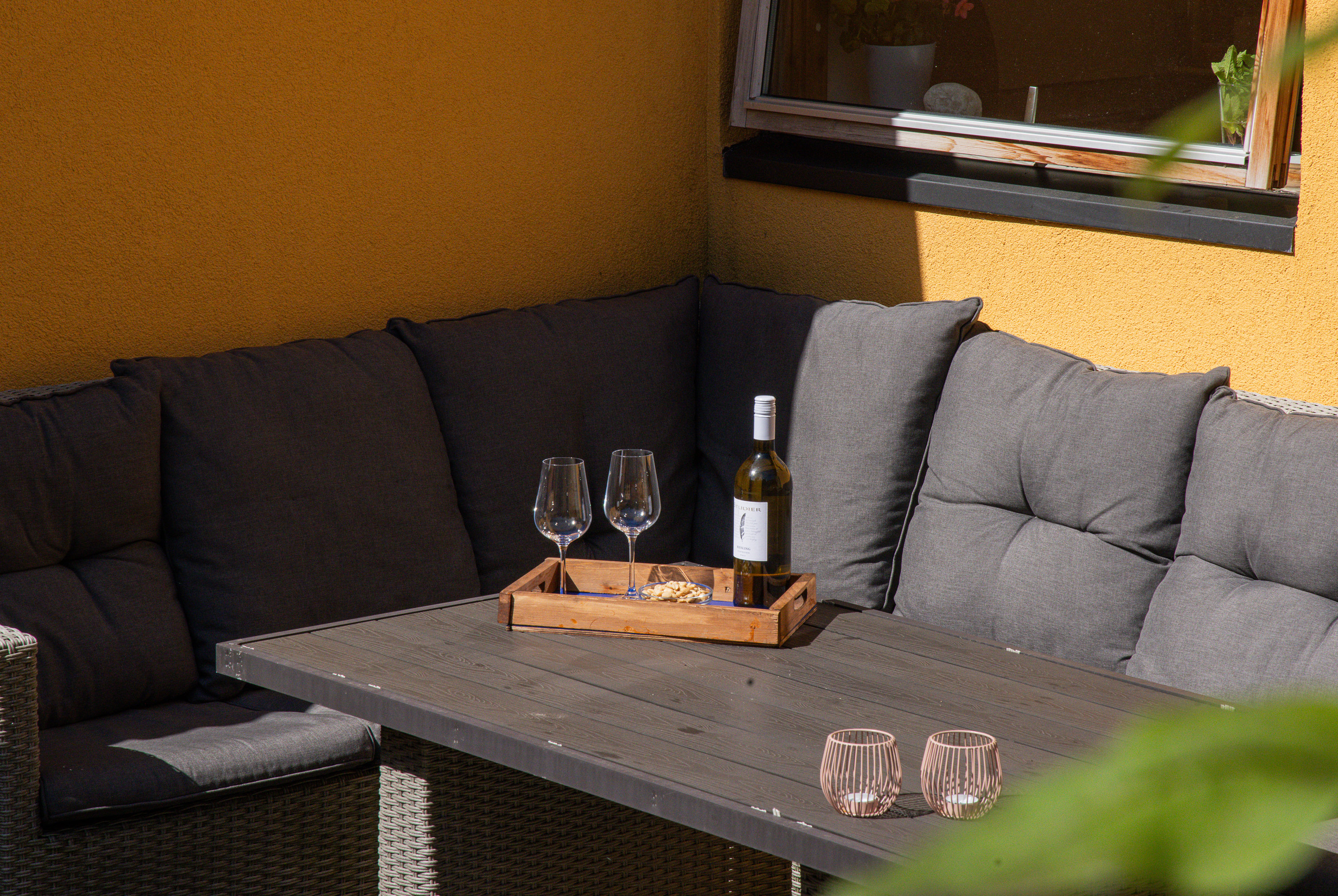 Fremhævet terrasse billede i fuldskærmstilstand. Billede af Ryesgade 19, Gl. Rye, 8680 Ry