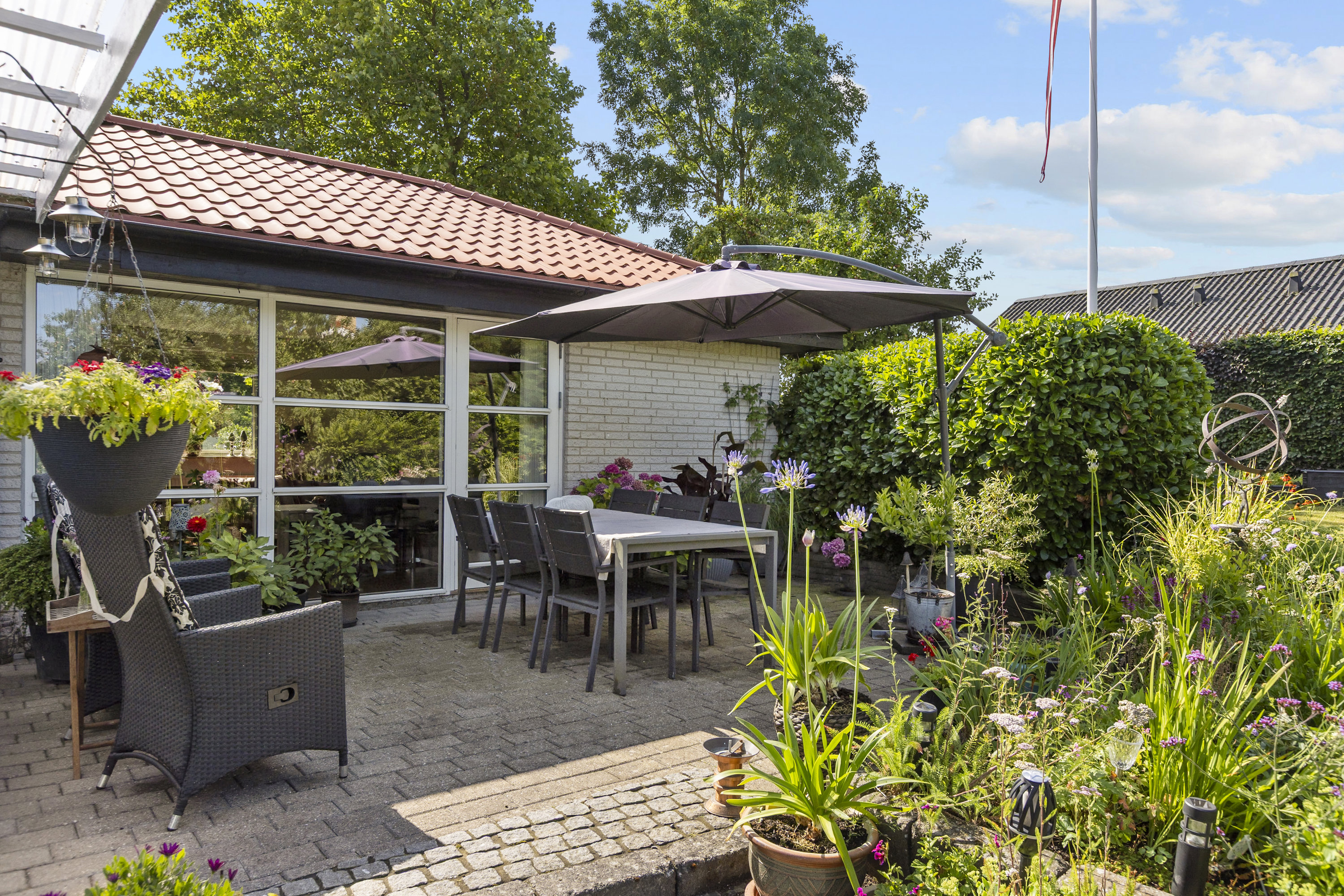Fremhævet terrasse billede i fuldskærmstilstand. Billede af Nebsmøllevej 38, Ortved, 4100 Ringsted