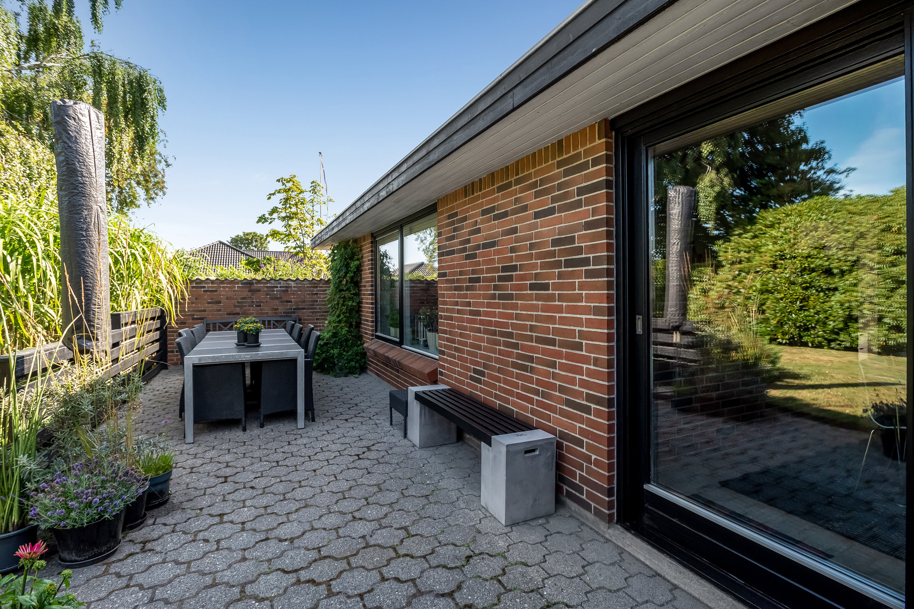 Miniaturebillede 1: terrasse. Billede af Slåenvej 182, Mejdal, 7500 Holstebro