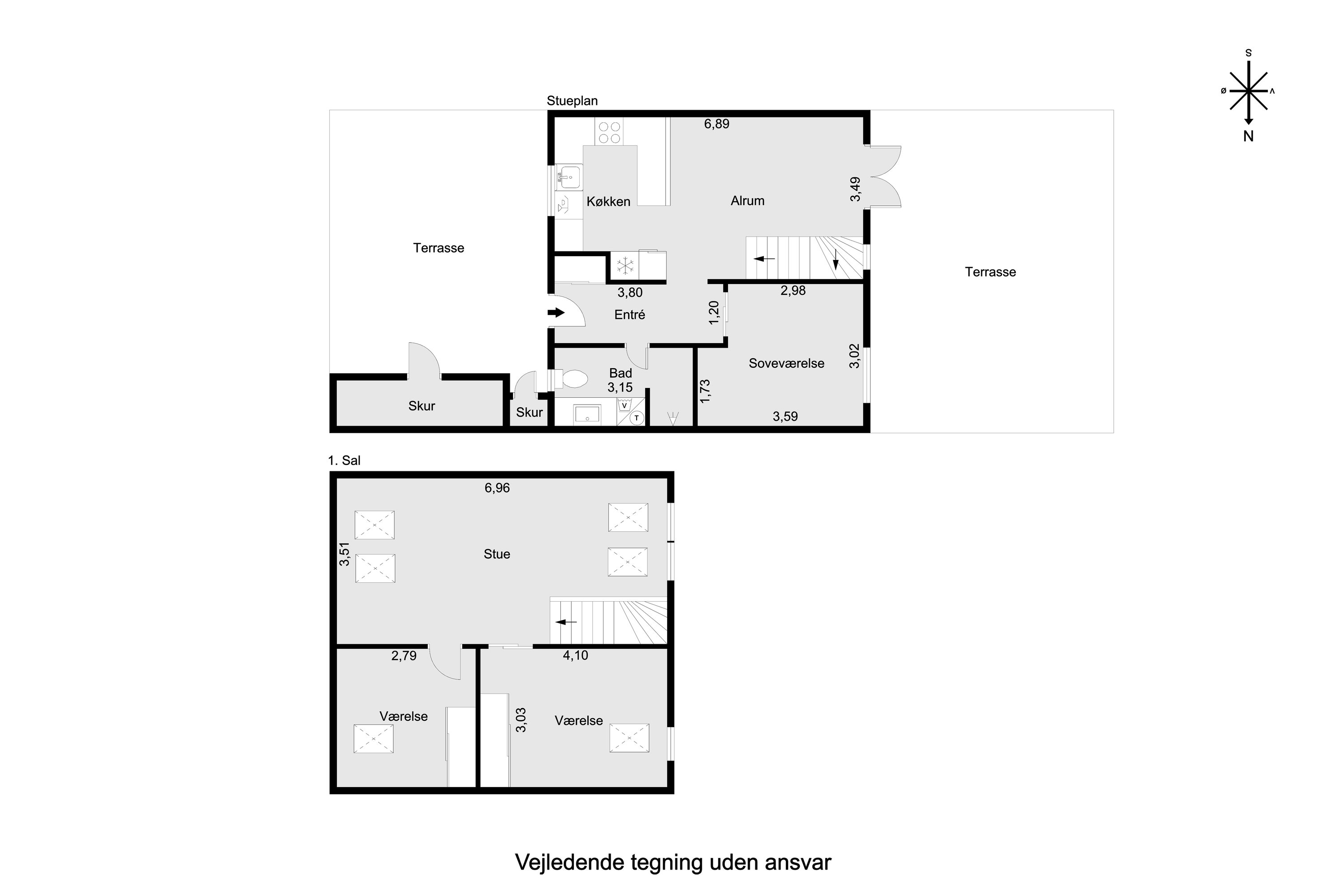 Plantegninger billede af Solbærhaven 35, 8520 Lystrup
