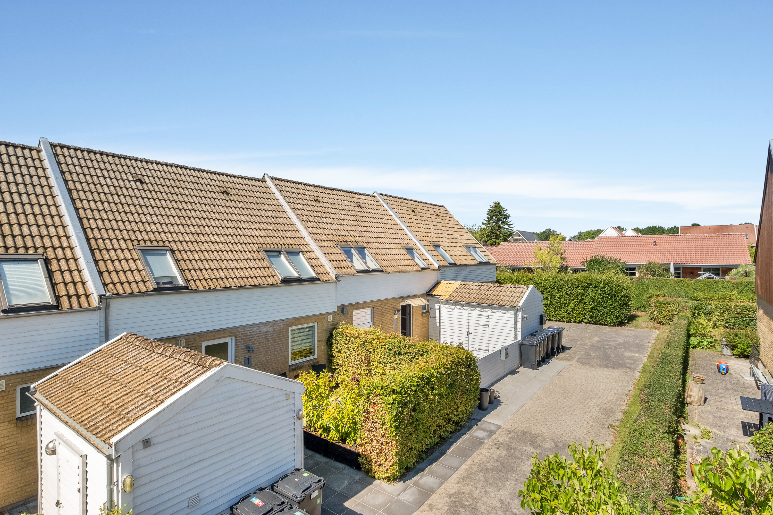 Fremhævet facade billede i fuldskærmstilstand. Billede af Solbærhaven 35, 8520 Lystrup