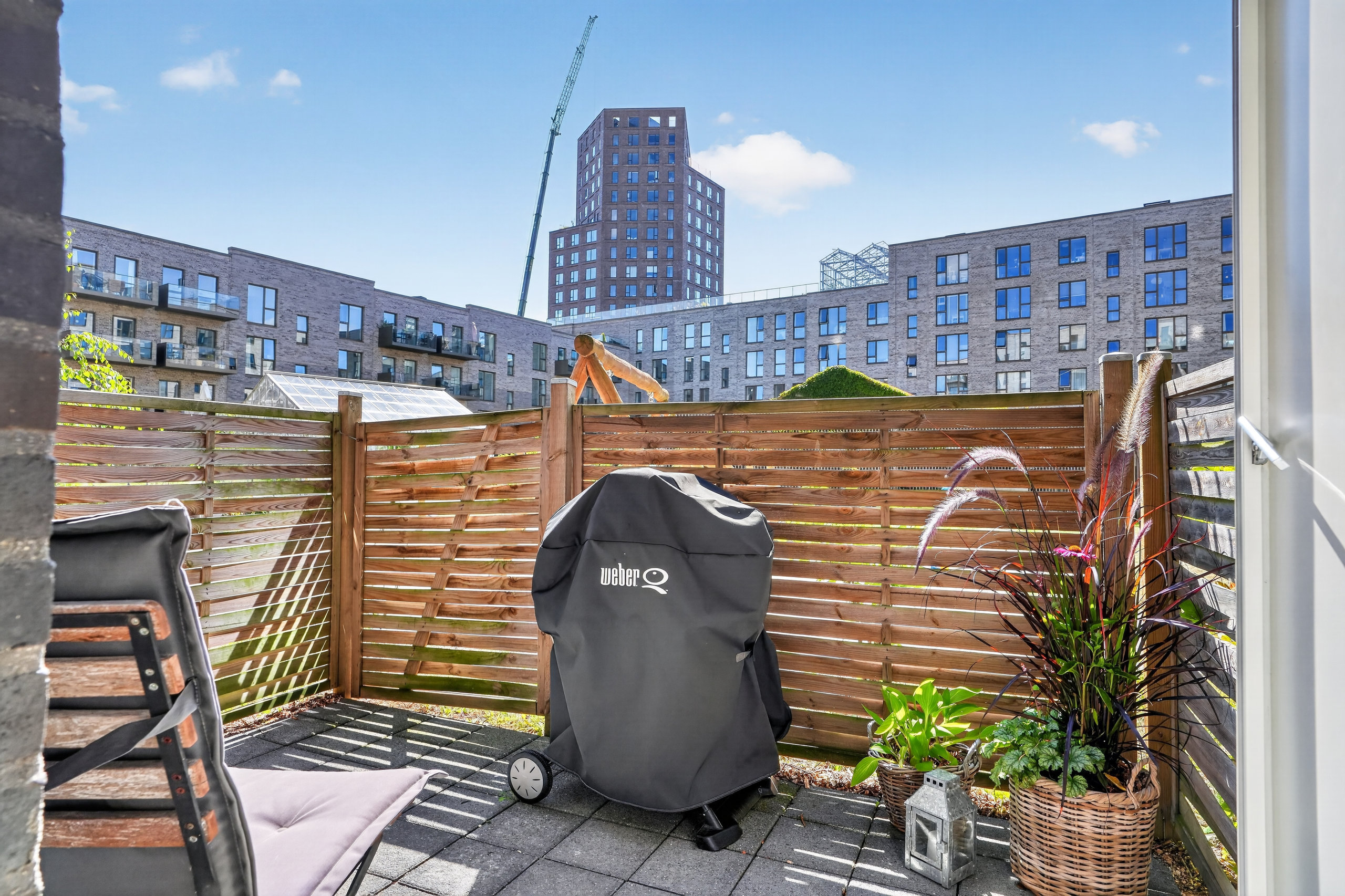 Fremhævet terrasse billede i fuldskærmstilstand. Billede af Ingrid Marievej 22, st. th., 2500 Valby