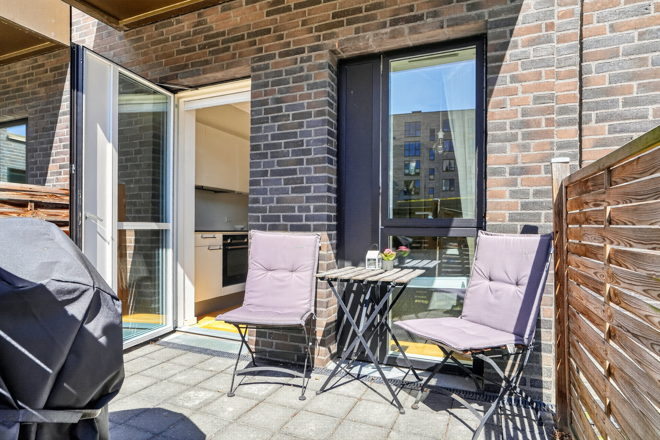 Fremhævet terrasse billede i fuldskærmstilstand. Billede af Ingrid Marievej 22, st. th., 2500 Valby