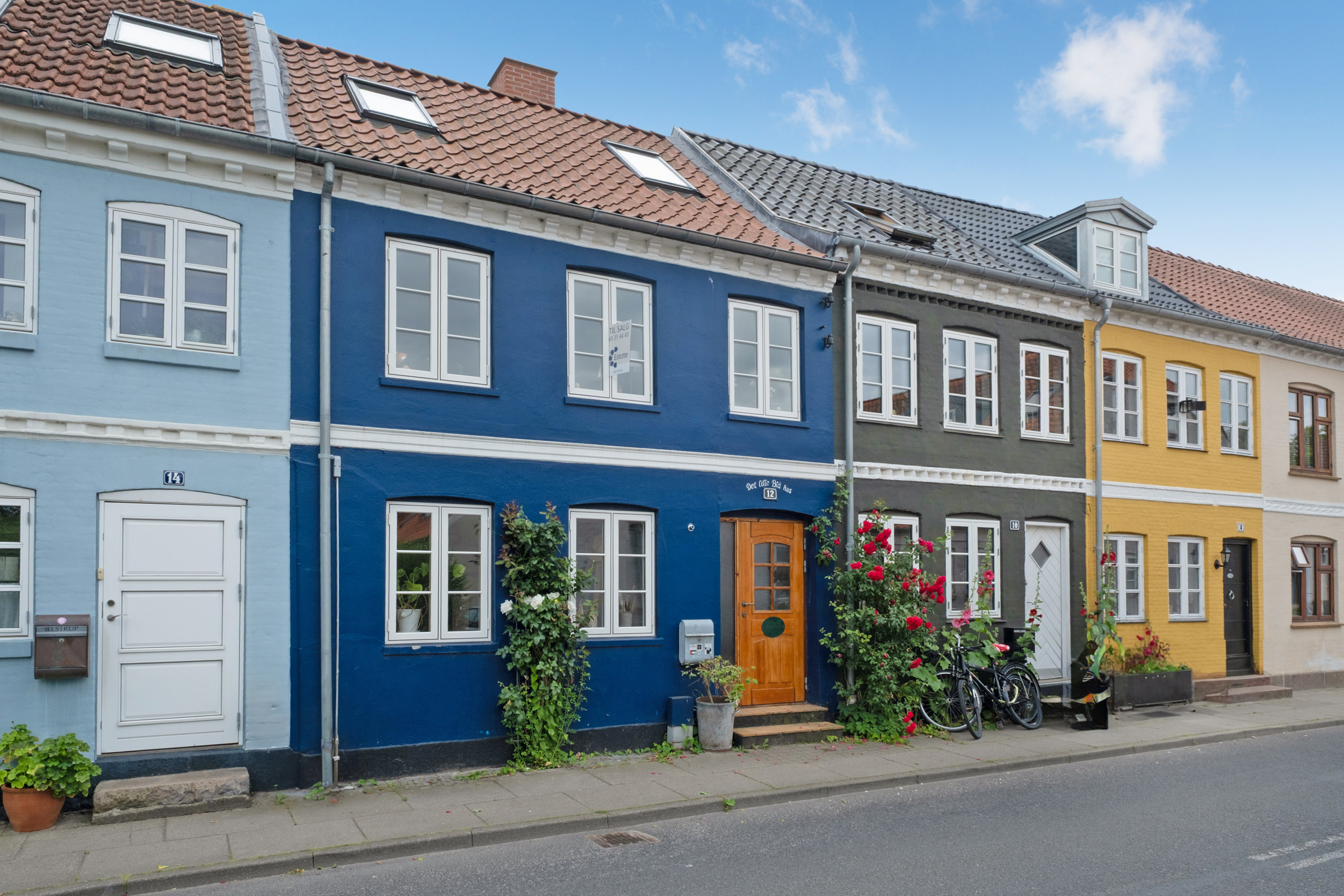 Rækkehus: Facade på Christianslundsvej 12, 5800 Nyborg