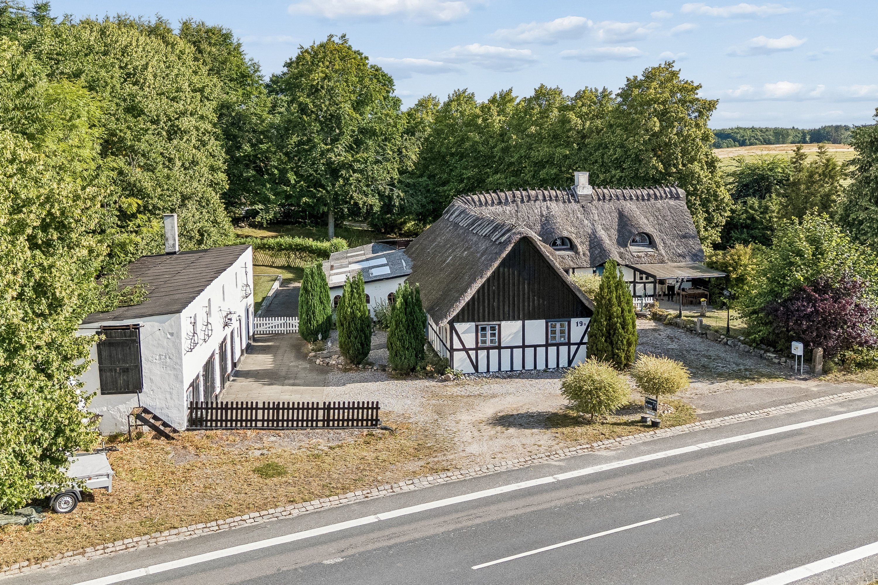 Villa: Luftfoto på Munkerodgyden 19B, Ejlstrup, 5200 Odense V
