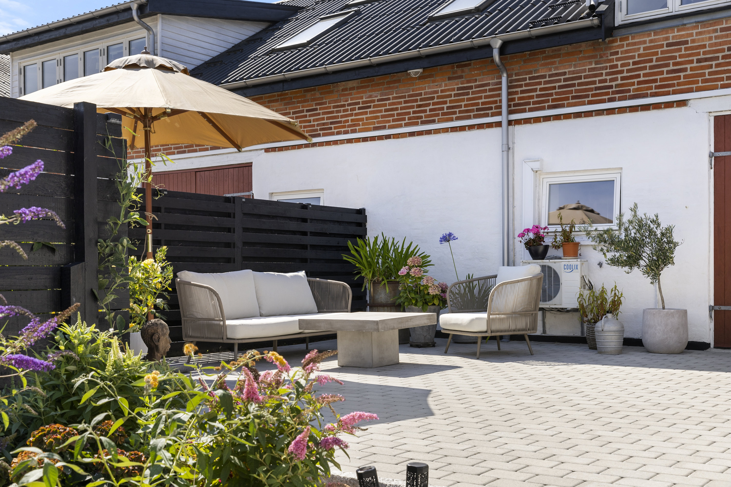 Fremhævet terrasse billede i fuldskærmstilstand. Billede af Østergade 27D, Skuldelev, 4050 Skibby