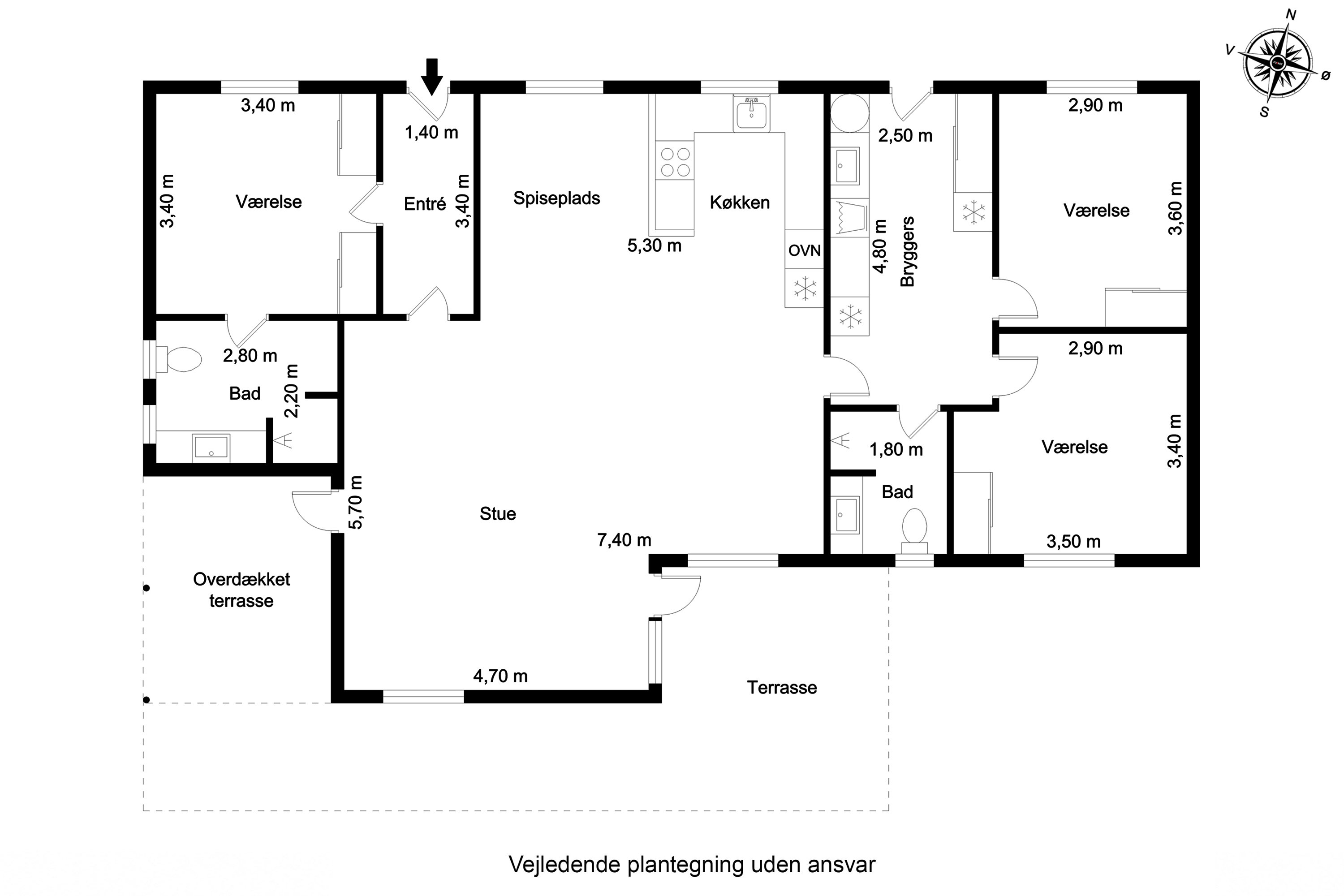 Plantegninger billede af Krebsen 72, 5700 Svendborg