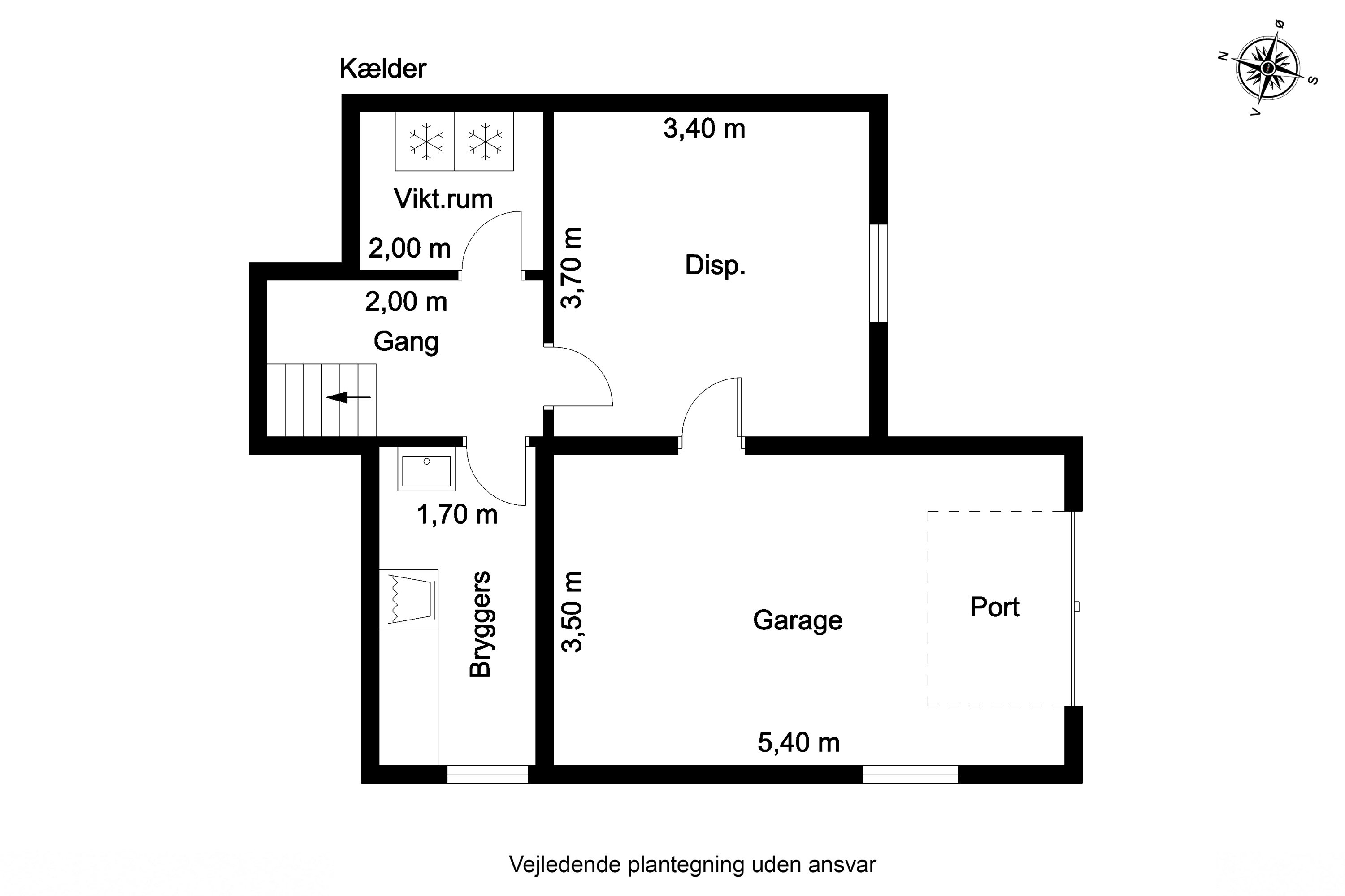 Plantegninger billede af Højskolevej 9, Ollerup, 5762 Vester Skerninge