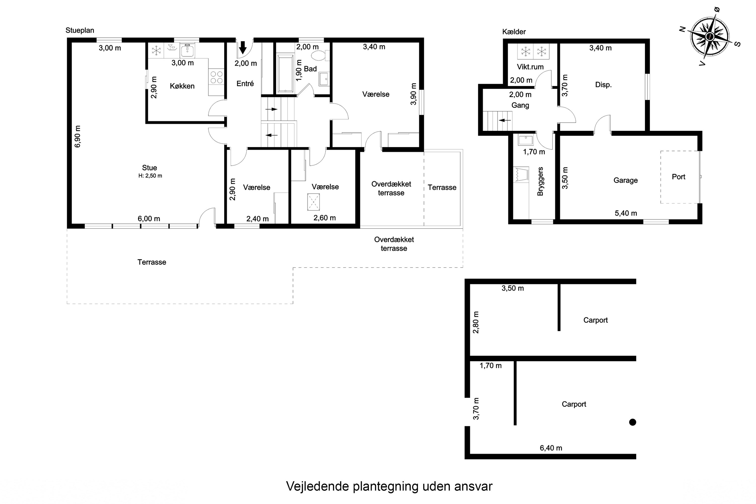 Plantegninger billede af Højskolevej 9, Ollerup, 5762 Vester Skerninge