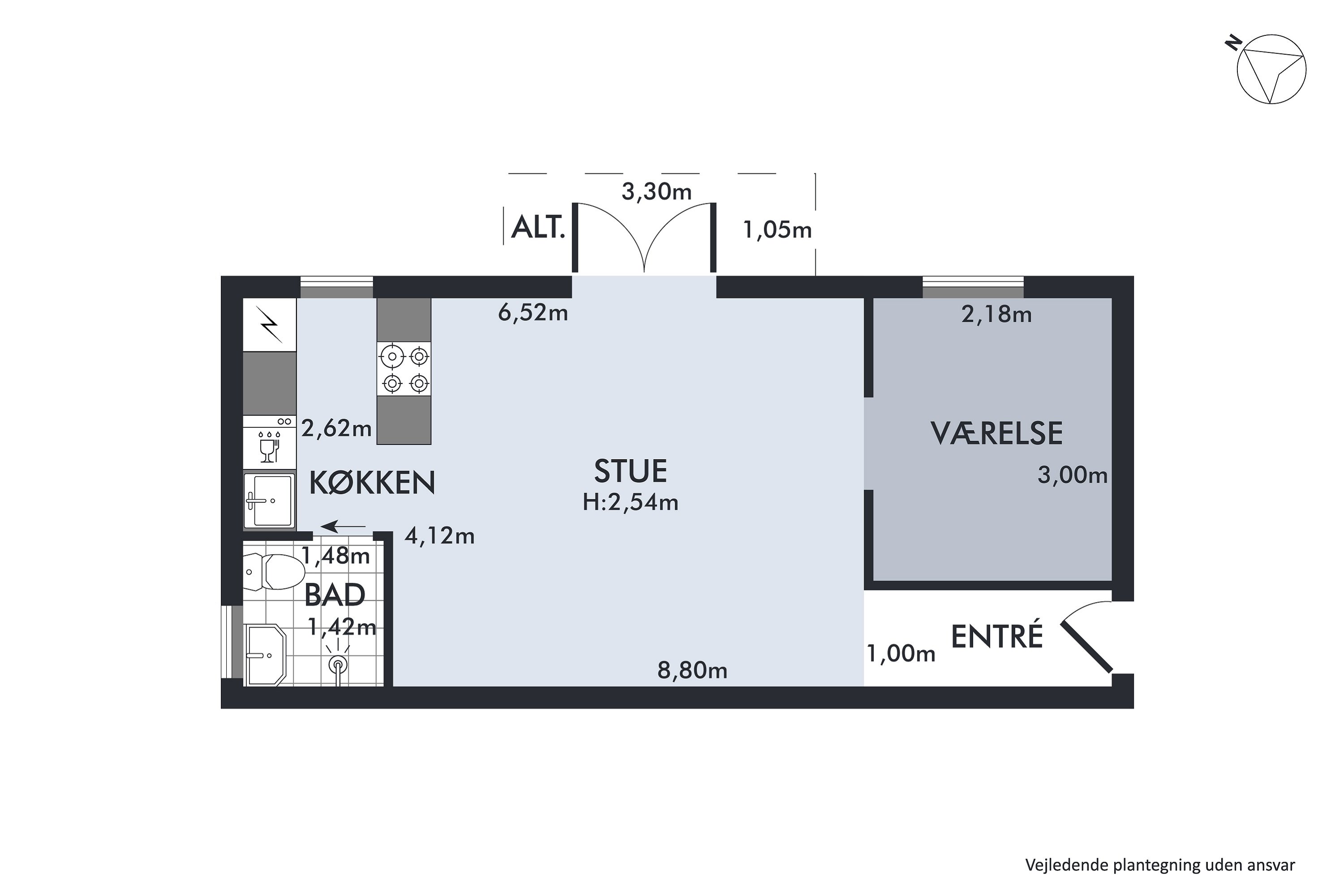 Plantegninger billede af Jansvej 2, 2. 4., 2300 København S