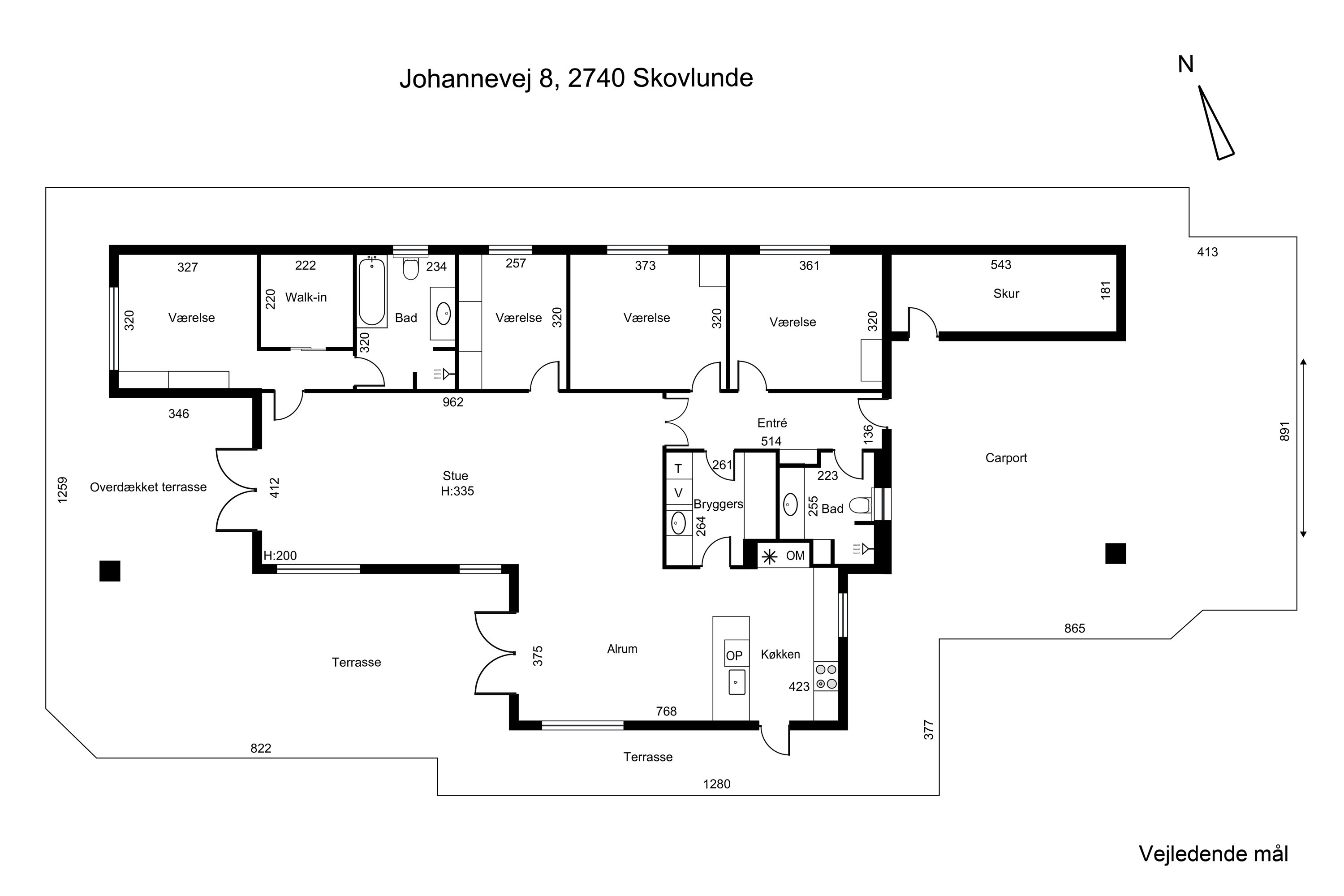 Plantegninger billede af Johannevej 8, 2740 Skovlunde