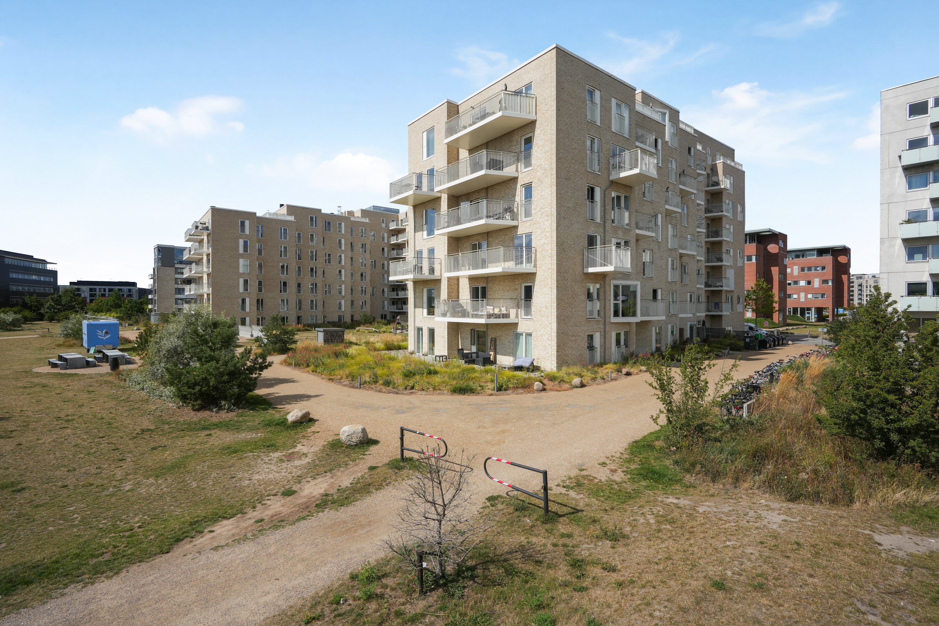 Fremhævet facade billede i fuldskærmstilstand. Billede af Teglholmsgade 14A, 3. tv., 2450 København SV