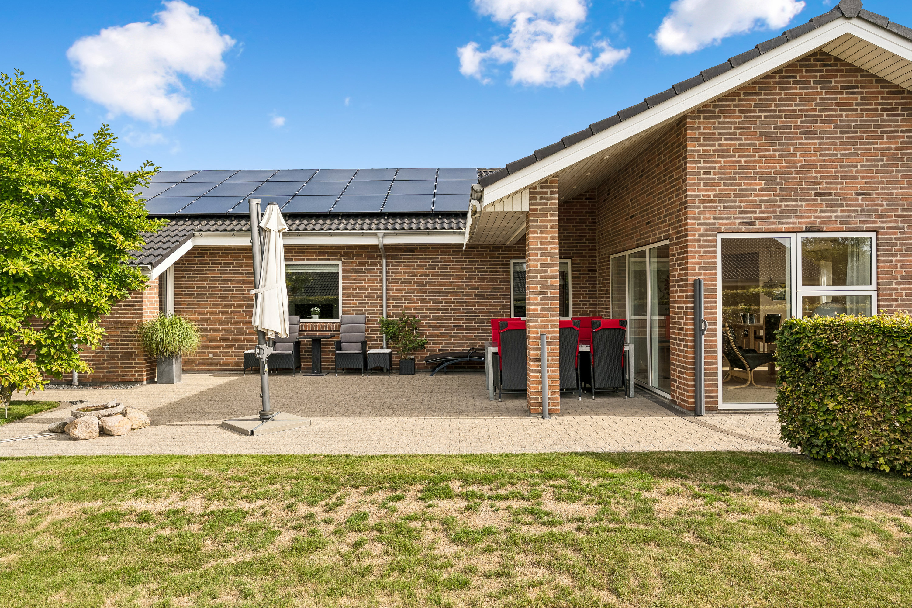 Miniaturebillede 1: terrasse. Billede af Ranunkelvej 17, 8722 Hedensted