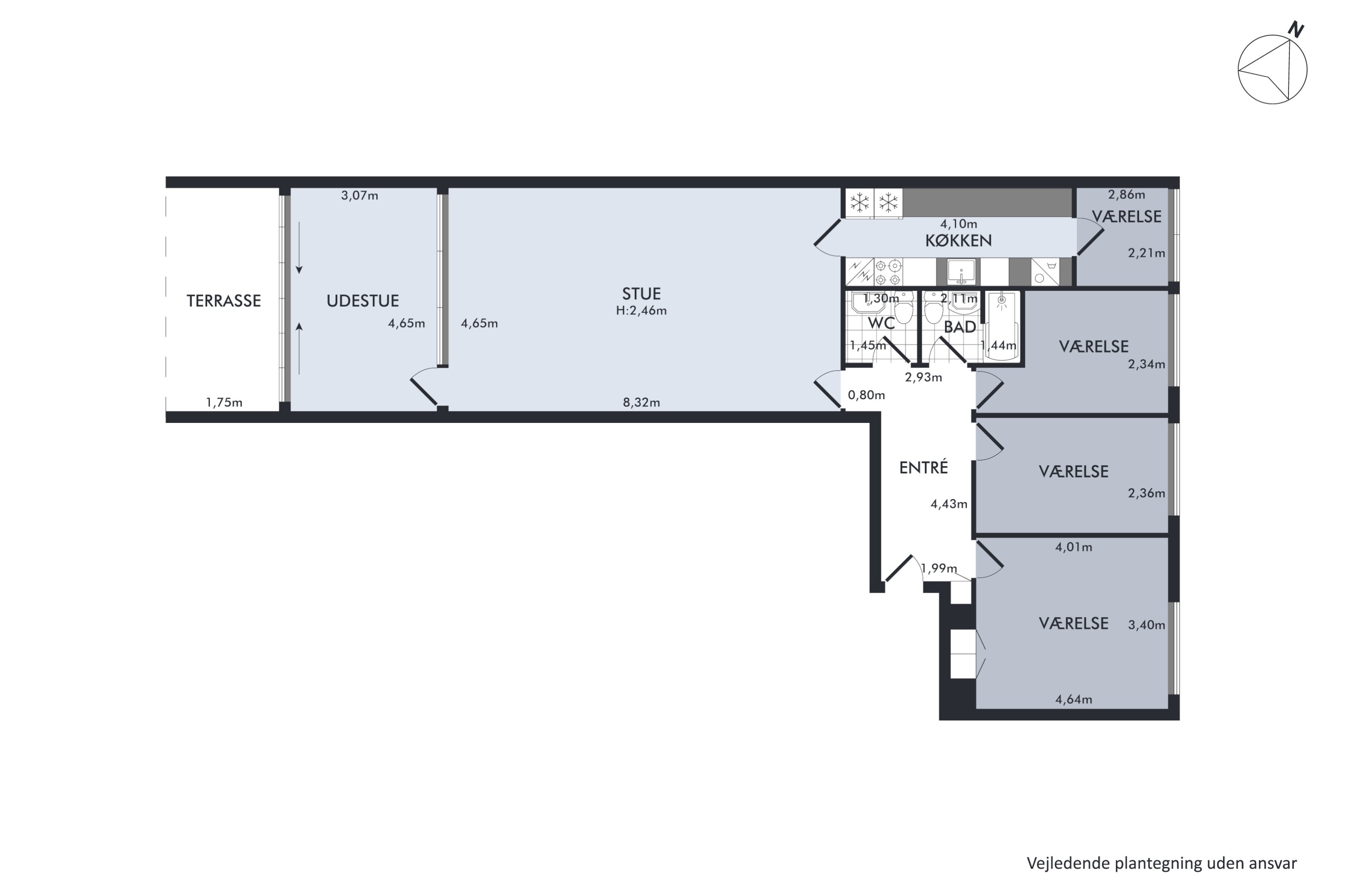 Plantegninger billede af Saksen D 3, st. 2., Høje Taastrup, 2630 Taastrup
