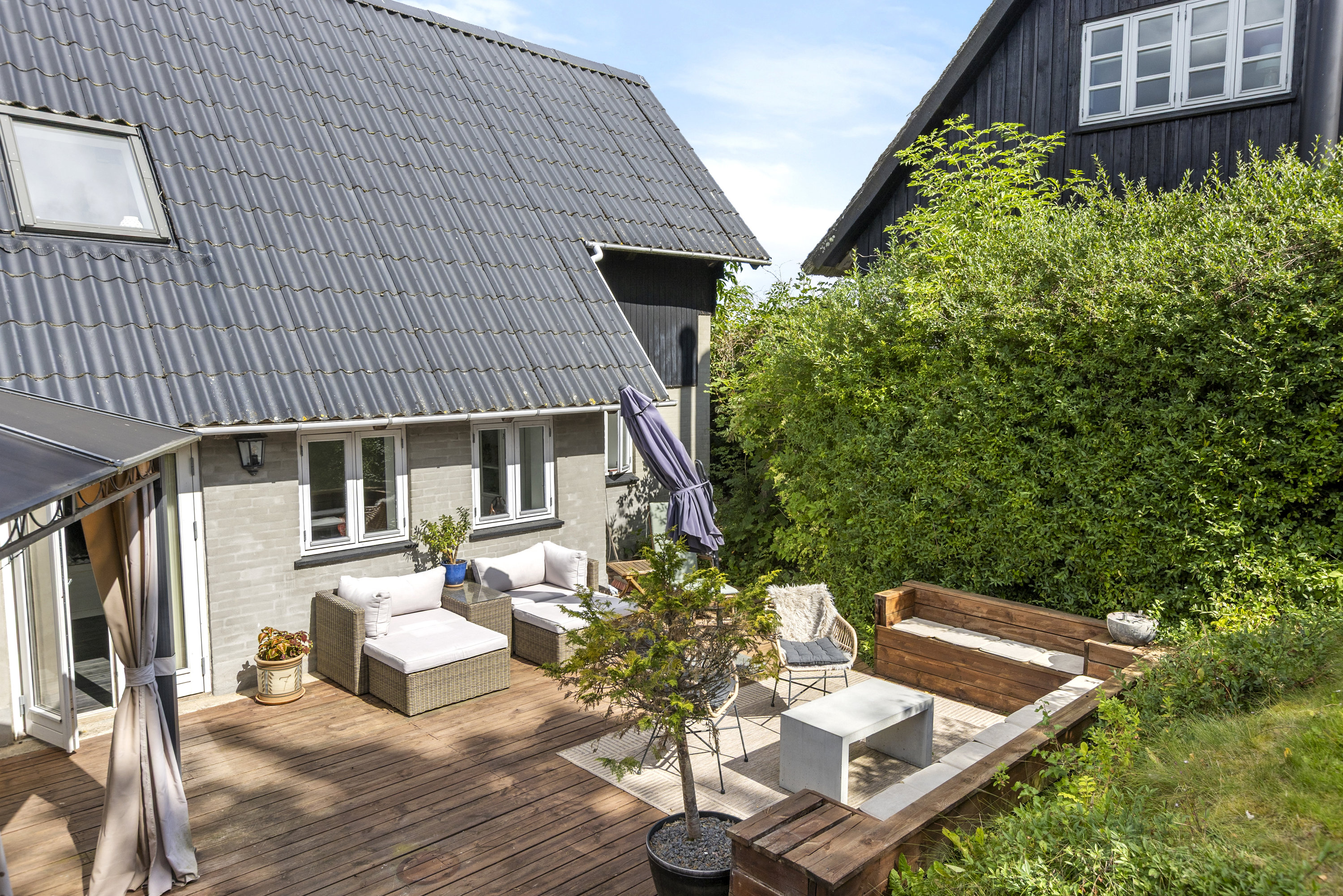 Fremhævet terrasse billede i fuldskærmstilstand. Billede af Jystrup Bygade 22, Jystrup, 4174 Jystrup Midtsj