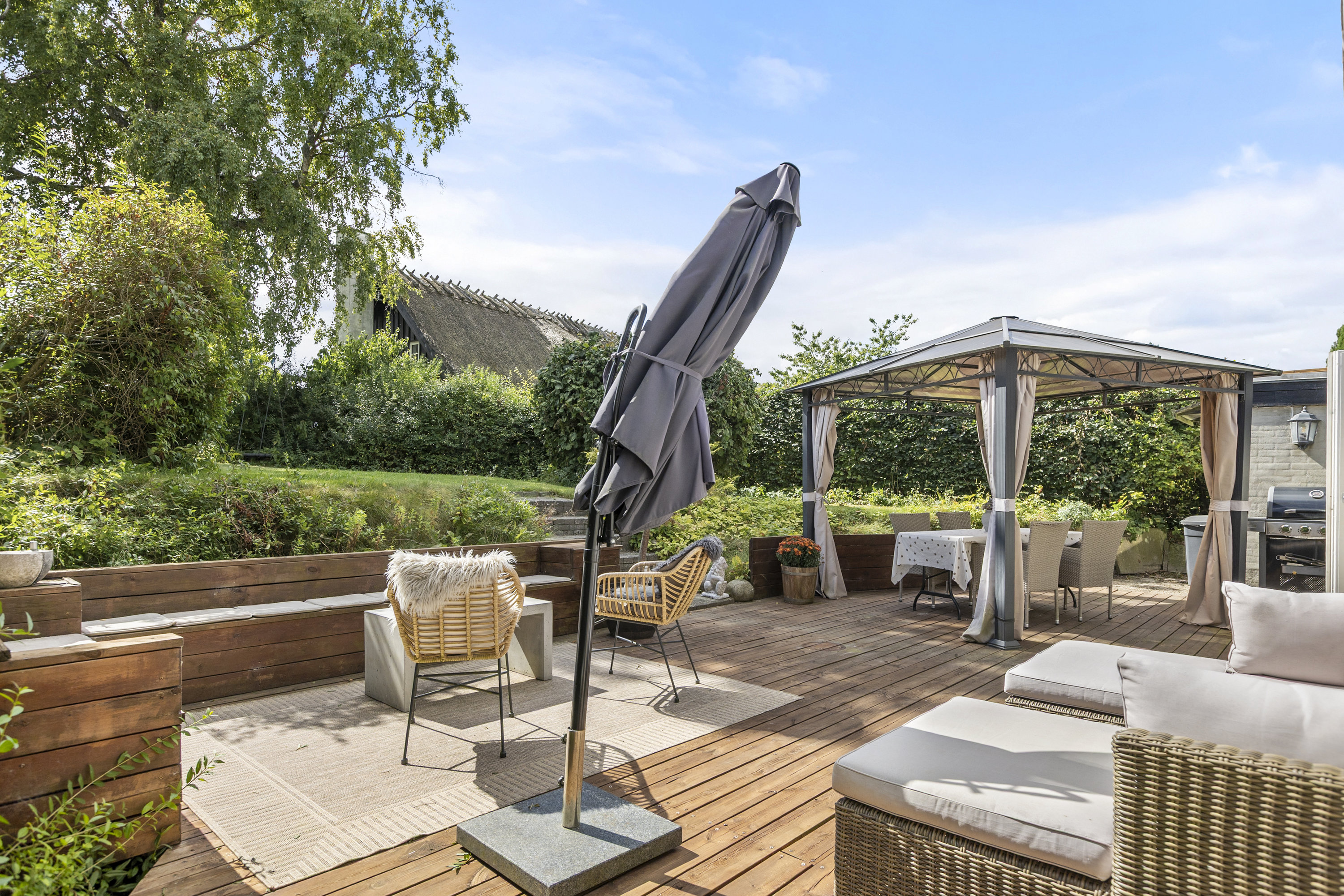 Miniaturebillede 1: terrasse. Billede af Jystrup Bygade 22, Jystrup, 4174 Jystrup Midtsj