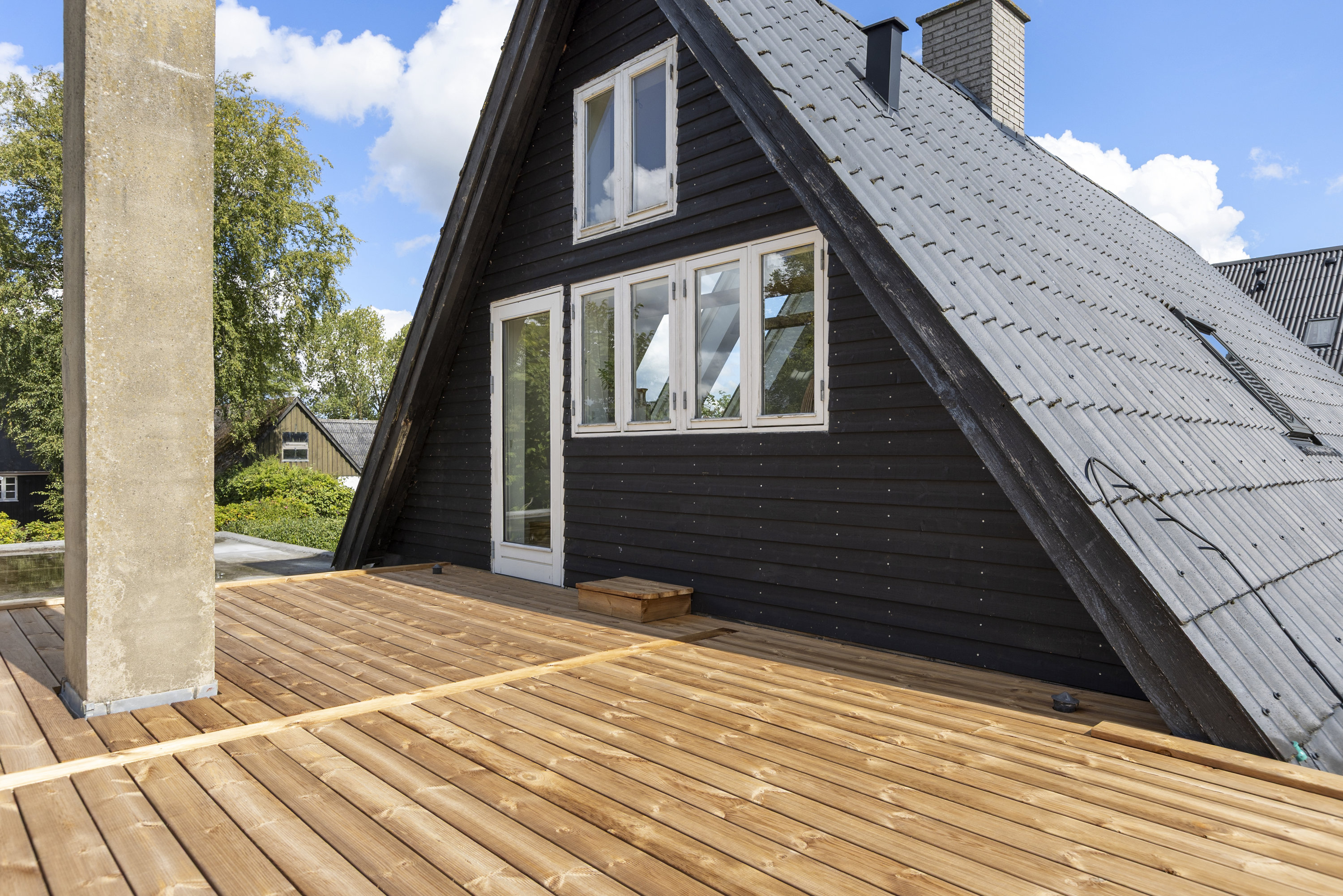 Fremhævet tagterrasse billede i fuldskærmstilstand. Billede af Jystrup Bygade 22, Jystrup, 4174 Jystrup Midtsj