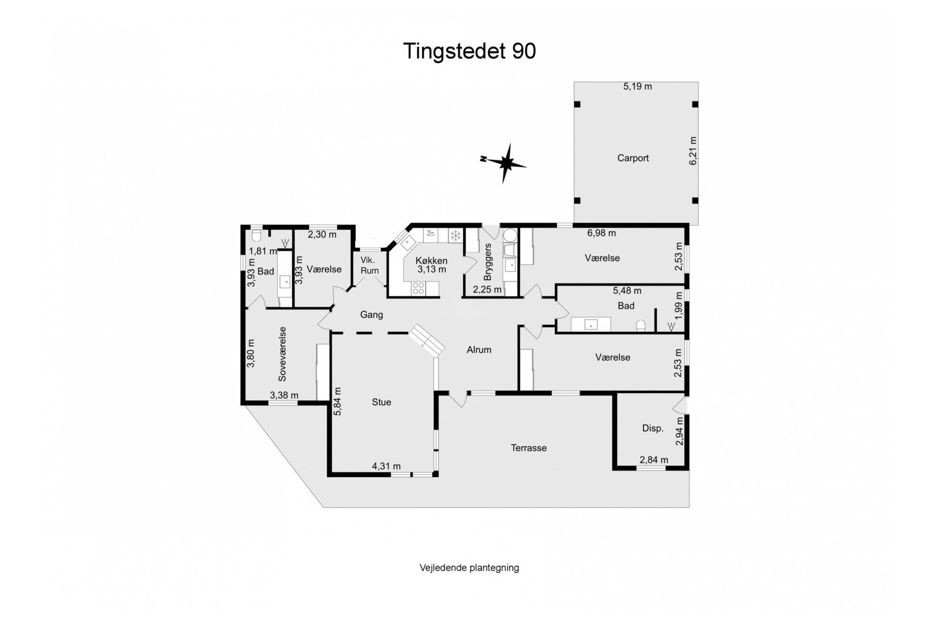 Plantegninger billede af Tingstedet 90, 7190 Billund