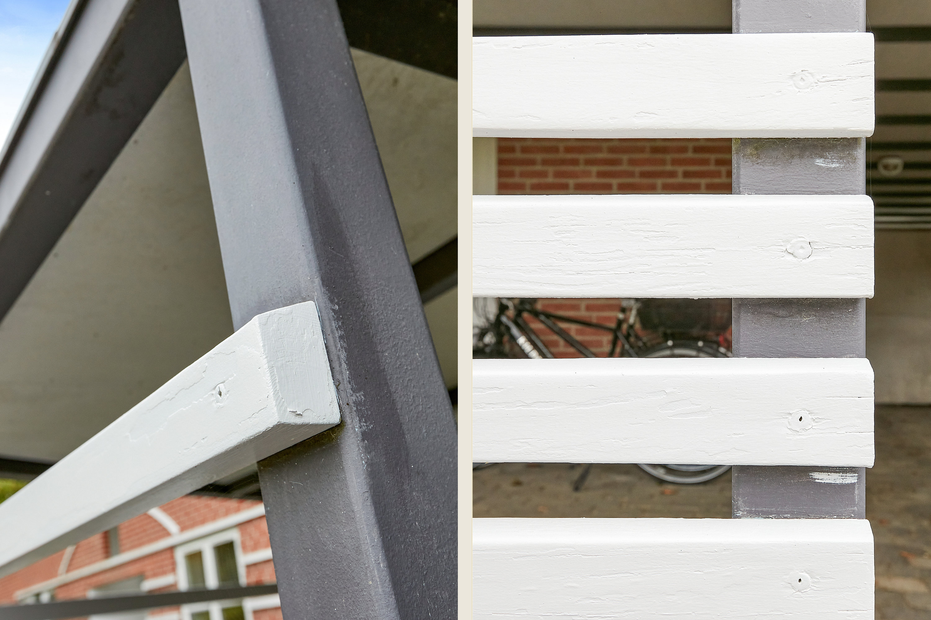 Fremhævet detaljer - facade billede i fuldskærmstilstand. Billede af Husoddebakken 48, 8700 Horsens