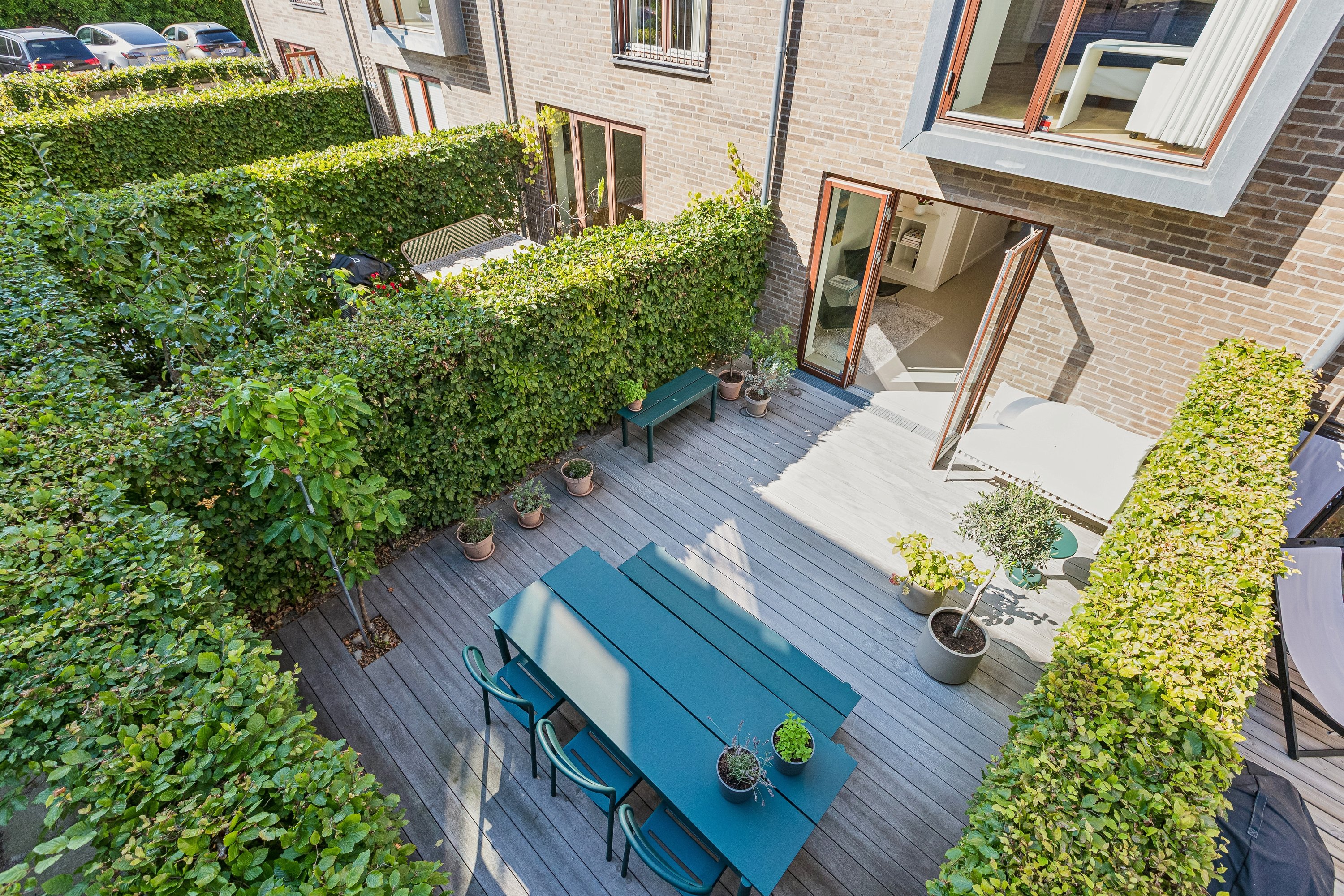 Fremhævet terrasse billede i fuldskærmstilstand. Billede af Tom Kristensens Vej 81, 2300 København S