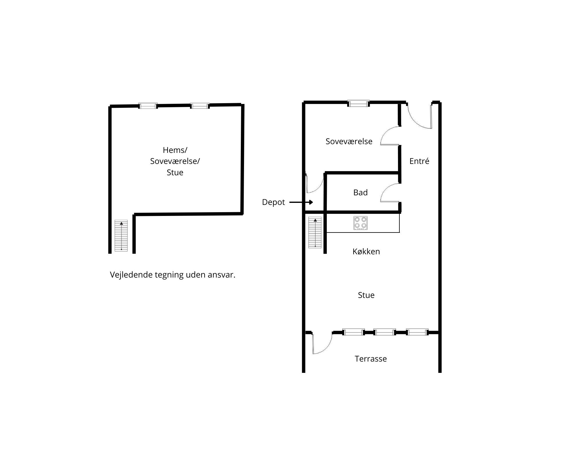 Plantegninger billede af Lodbergsvej 229H, 1. 209h., Søndervig, 6950 Ringkøbing
