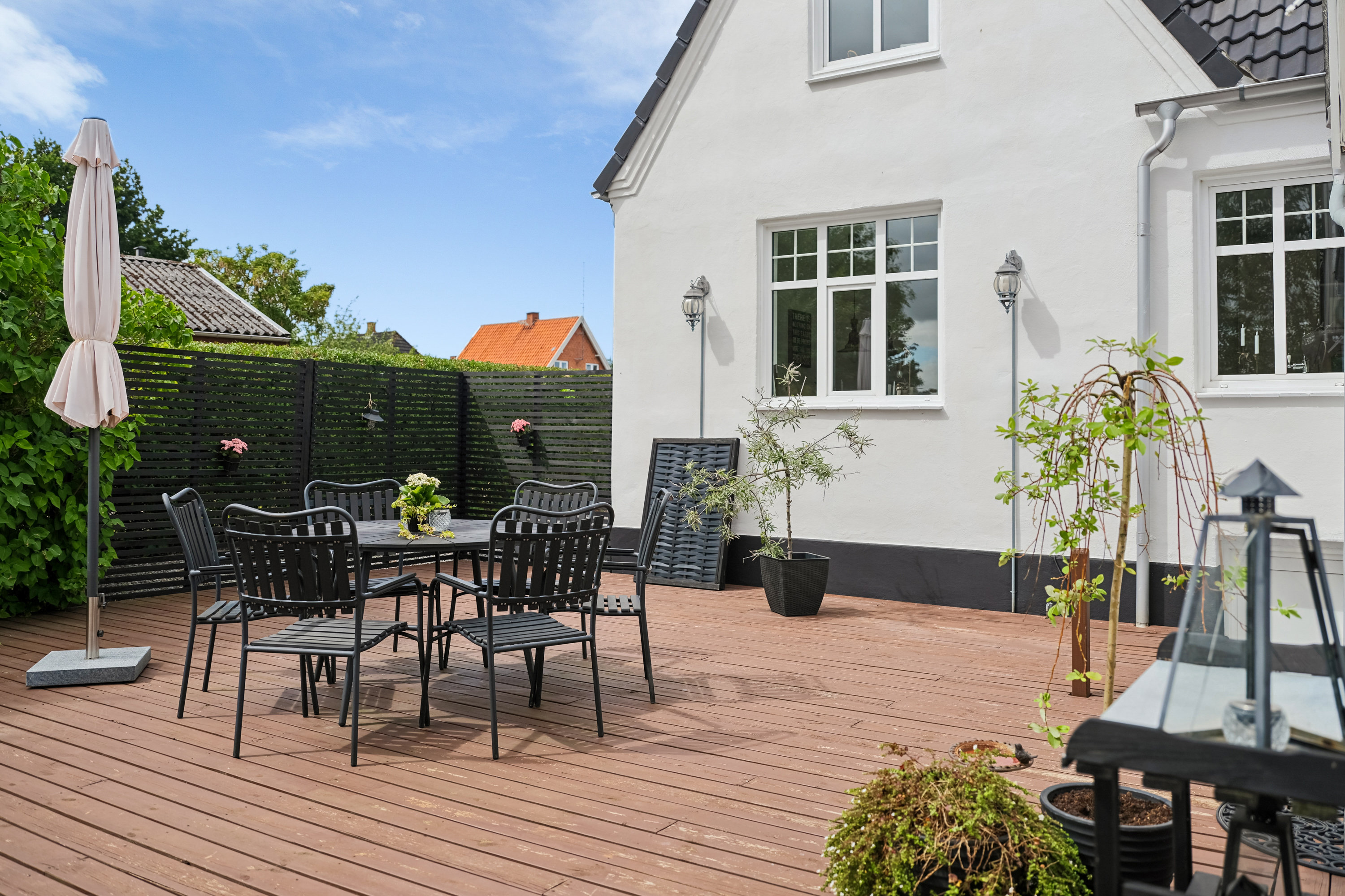 Fremhævet terrasse billede i fuldskærmstilstand. Billede af Mejlskovvej 26, Mejlskov, 5400 Bogense