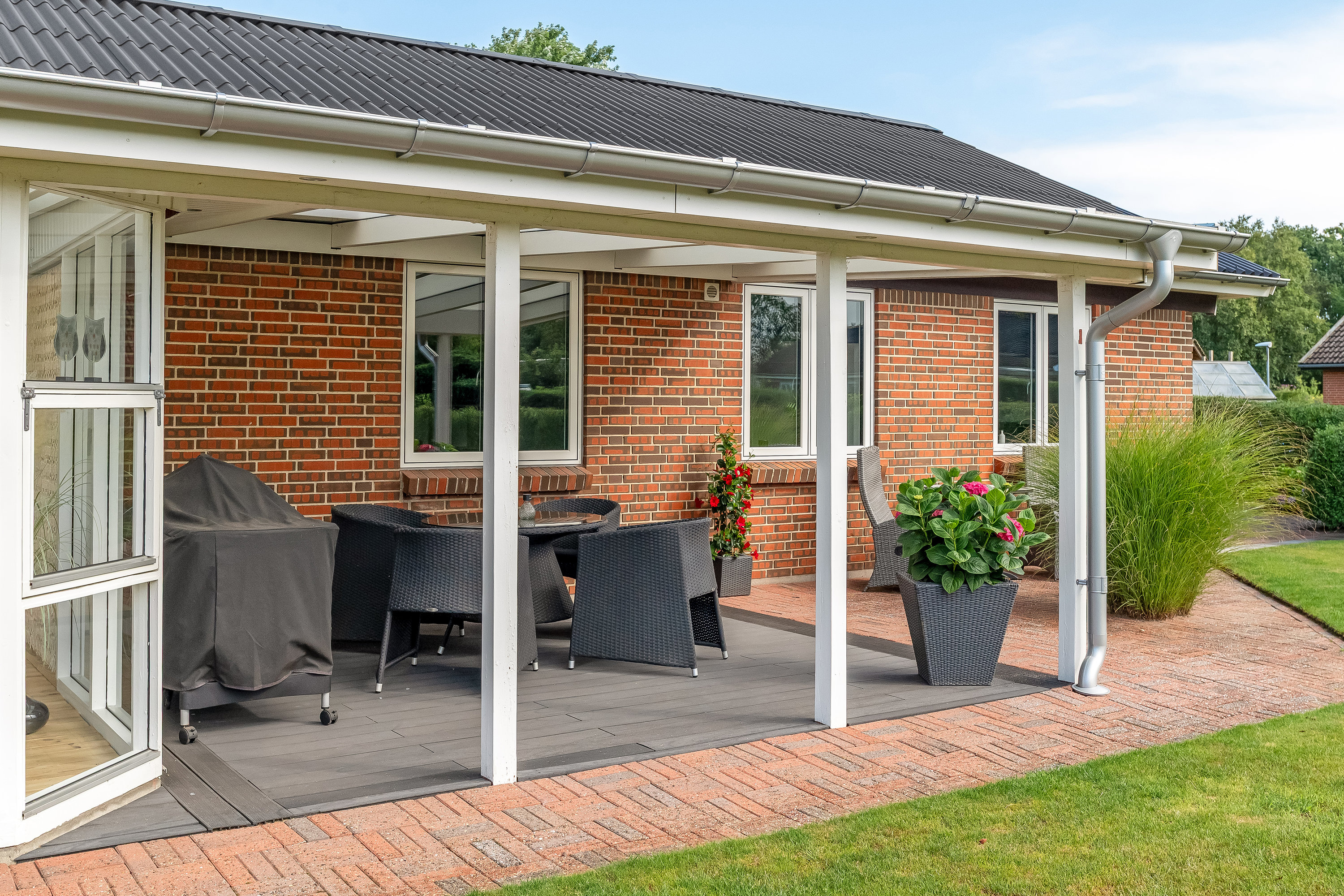 Miniaturebillede 2: overdækket terrasse. Billede af Oluf Rings Vej 17, 7500 Holstebro