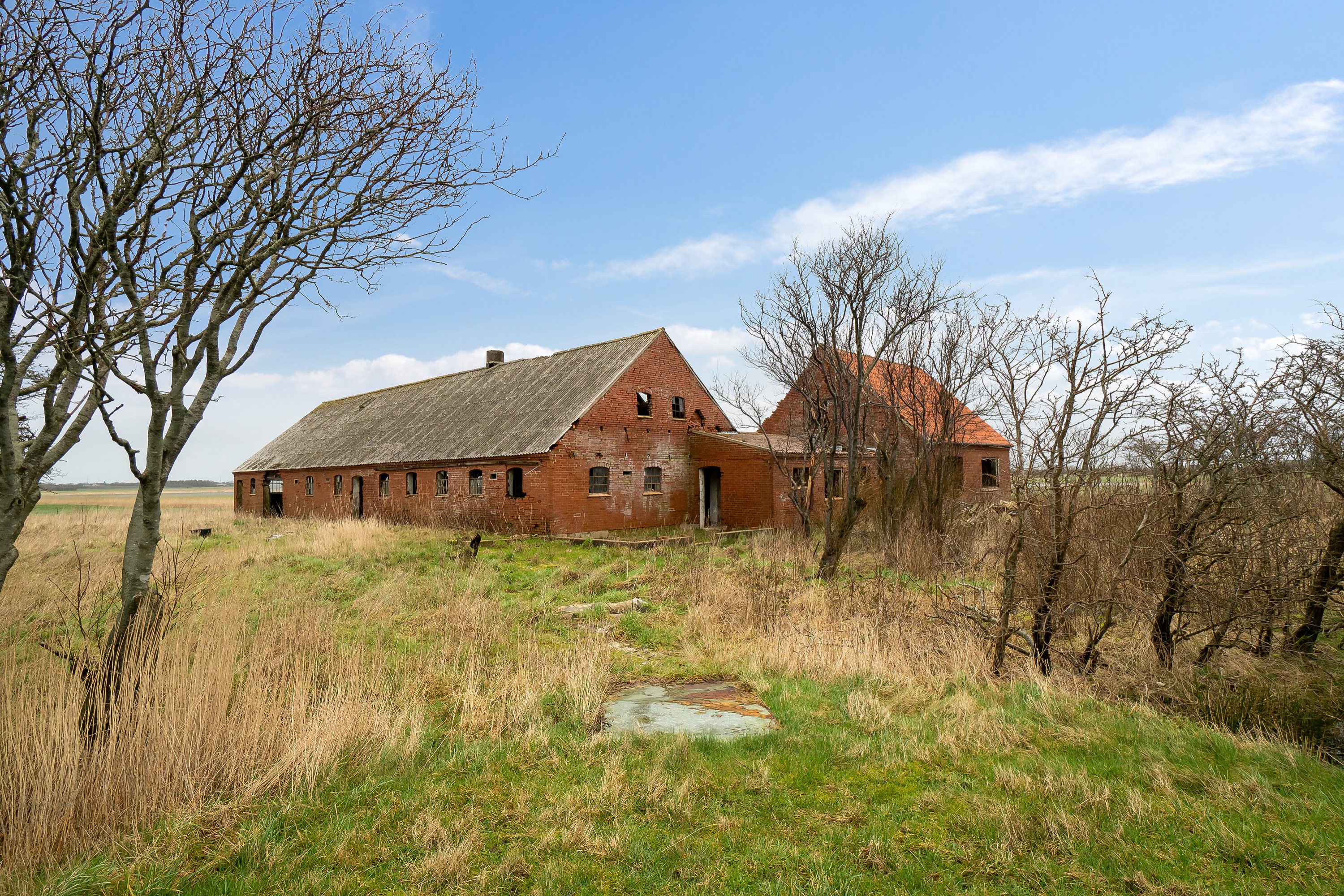 Villa: Set fra haven på Bjergvej 20, Vilslev, 6771 Gredstedbro