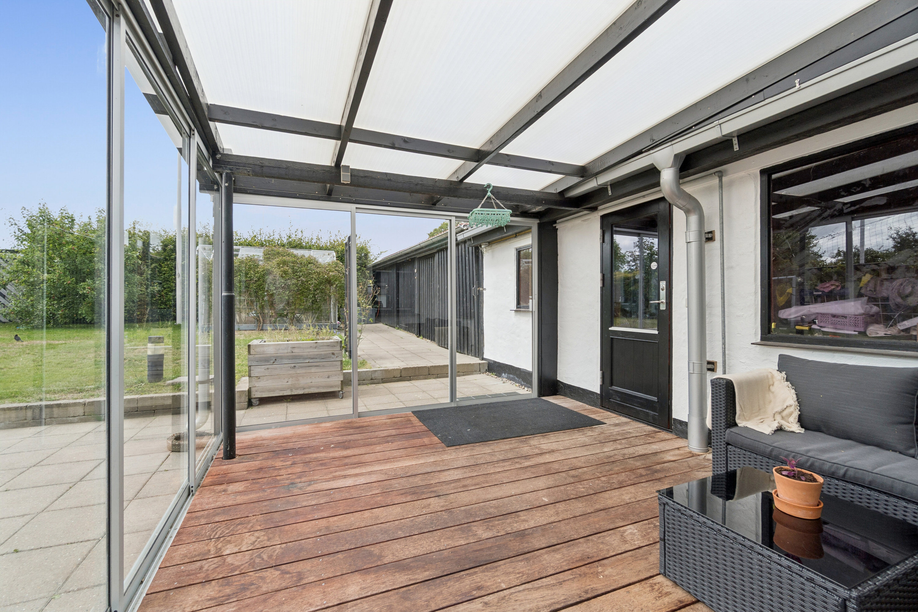 Fremhævet overdækket terrasse billede i fuldskærmstilstand. Billede af Margrethevej 2, 7700 Thisted