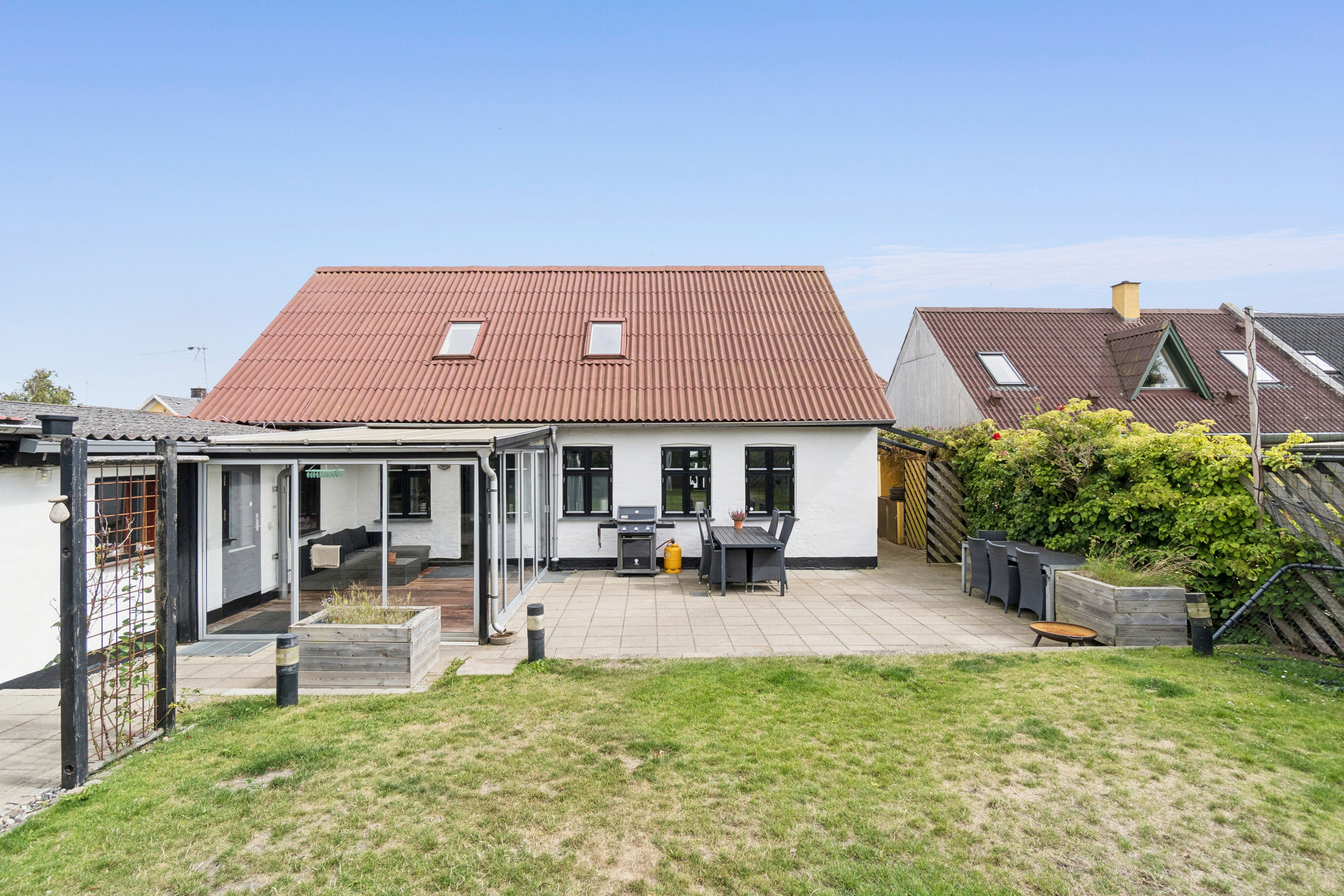 Villa: Set fra haven på Margrethevej 2, 7700 Thisted