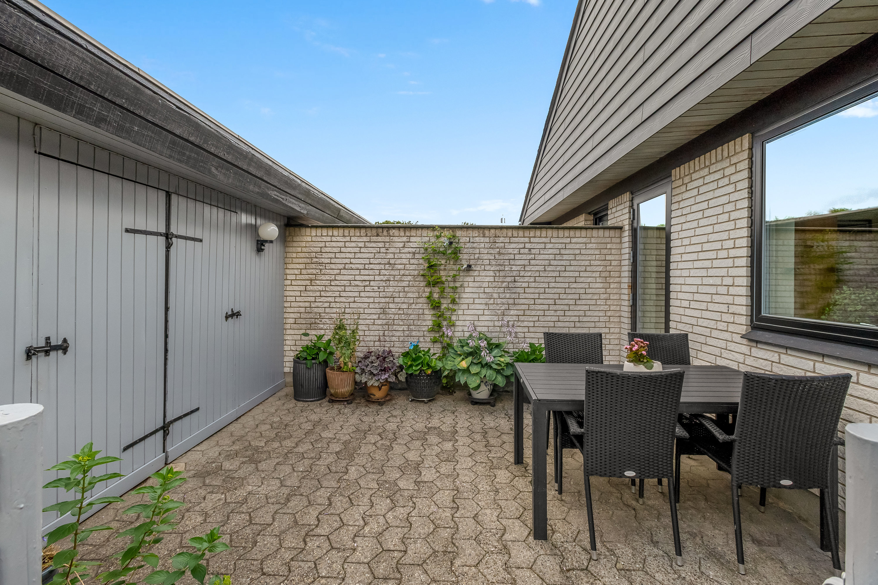 Fremhævet terrasse billede i fuldskærmstilstand. Billede af Hirsevænget 10, 7500 Holstebro