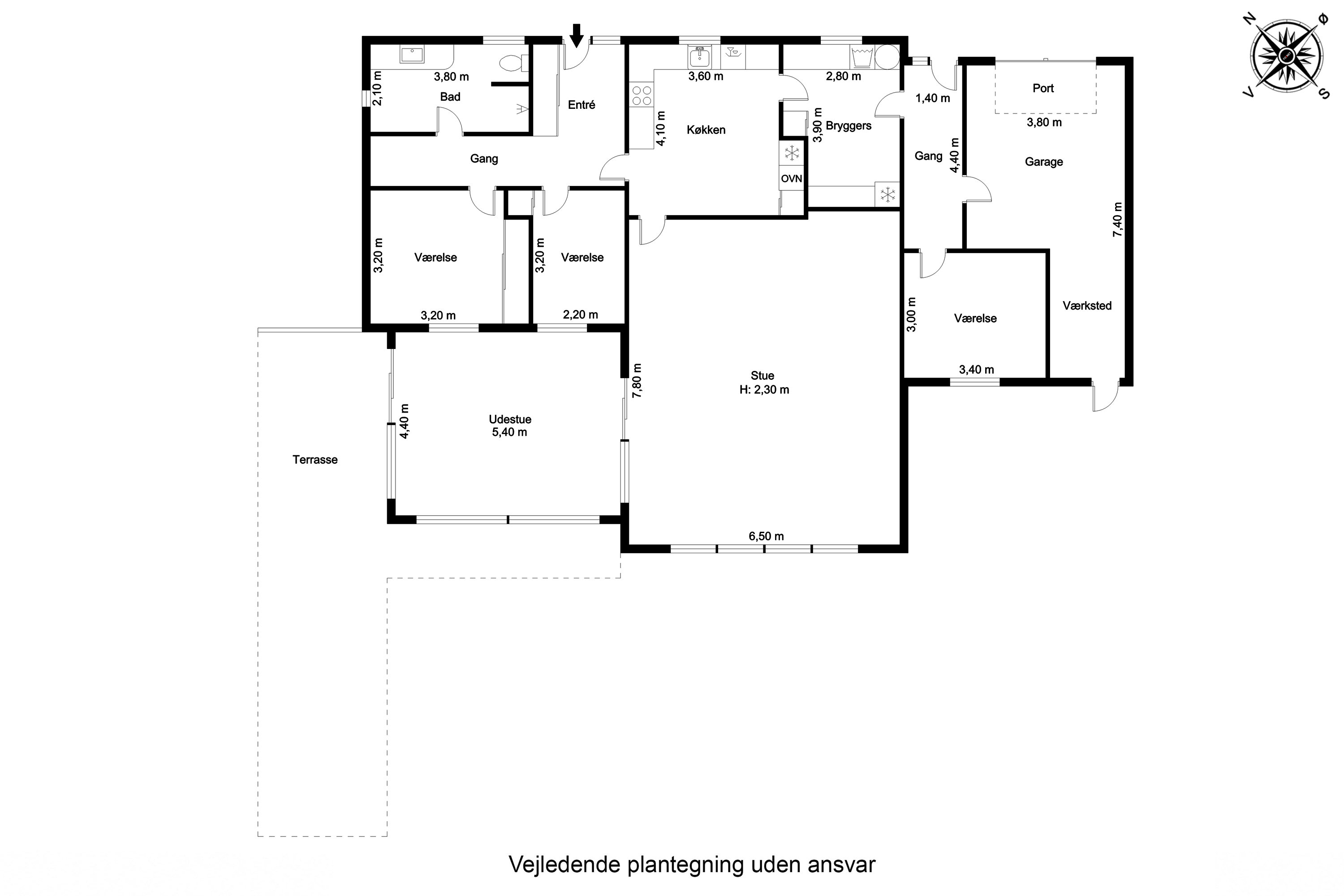 Plantegninger billede af Fasanvej 12, Allested, 5672 Broby