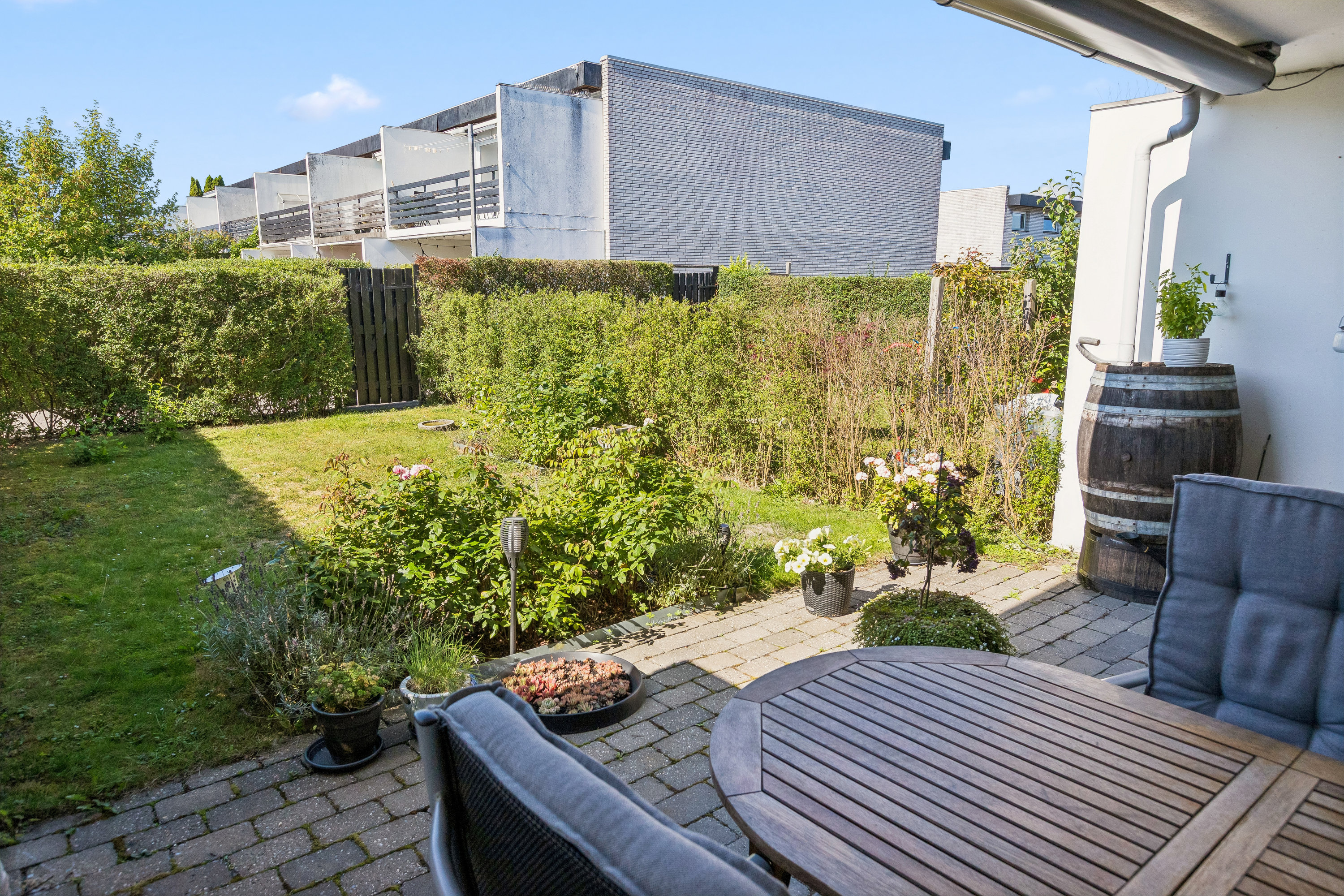 Fremhævet terrasse billede i fuldskærmstilstand. Billede af Restrupvej 45, 2770 Kastrup