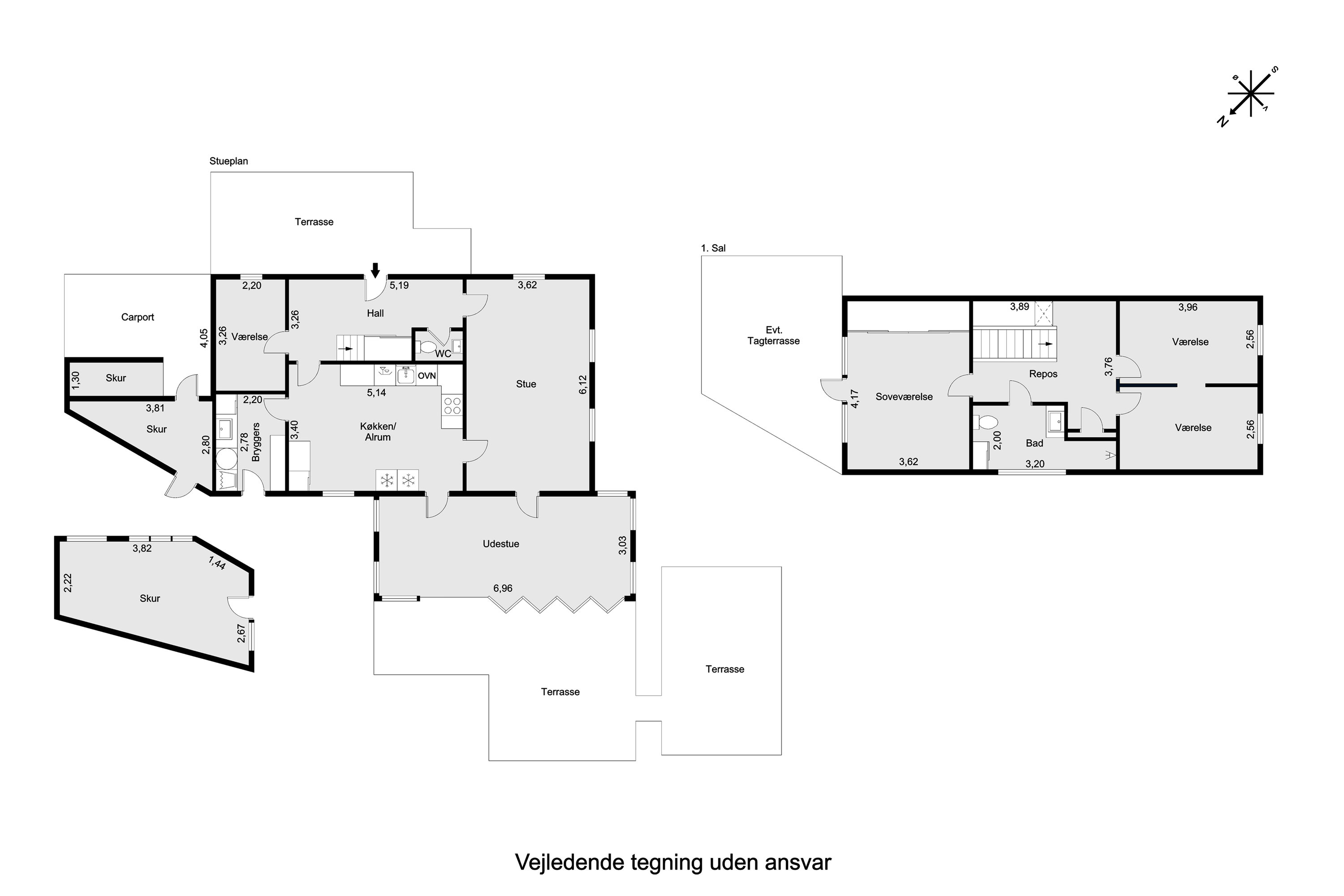 Plantegninger billede af Ørnelunden 1B, 8520 Lystrup