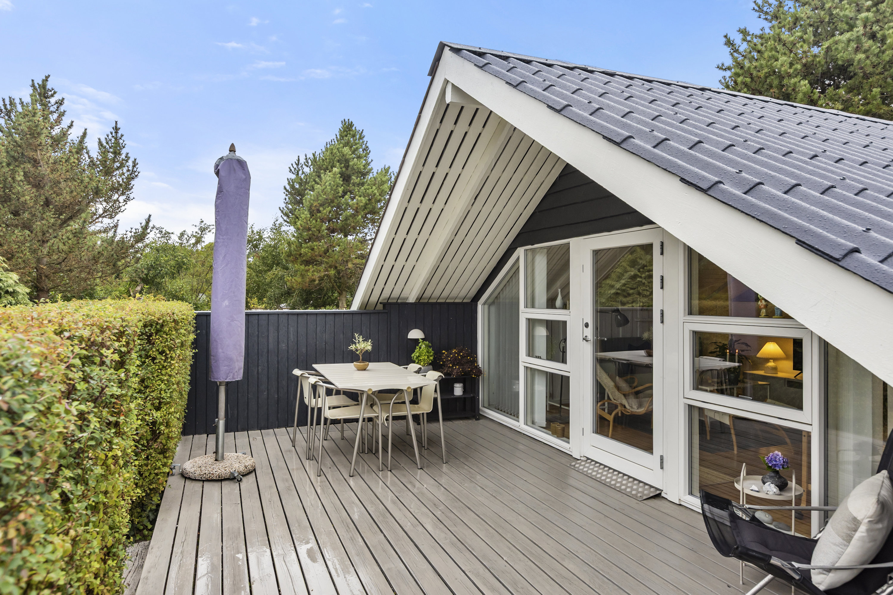 Fremhævet terrasse billede i fuldskærmstilstand. Billede af Mosestien 1, 4400 Kalundborg
