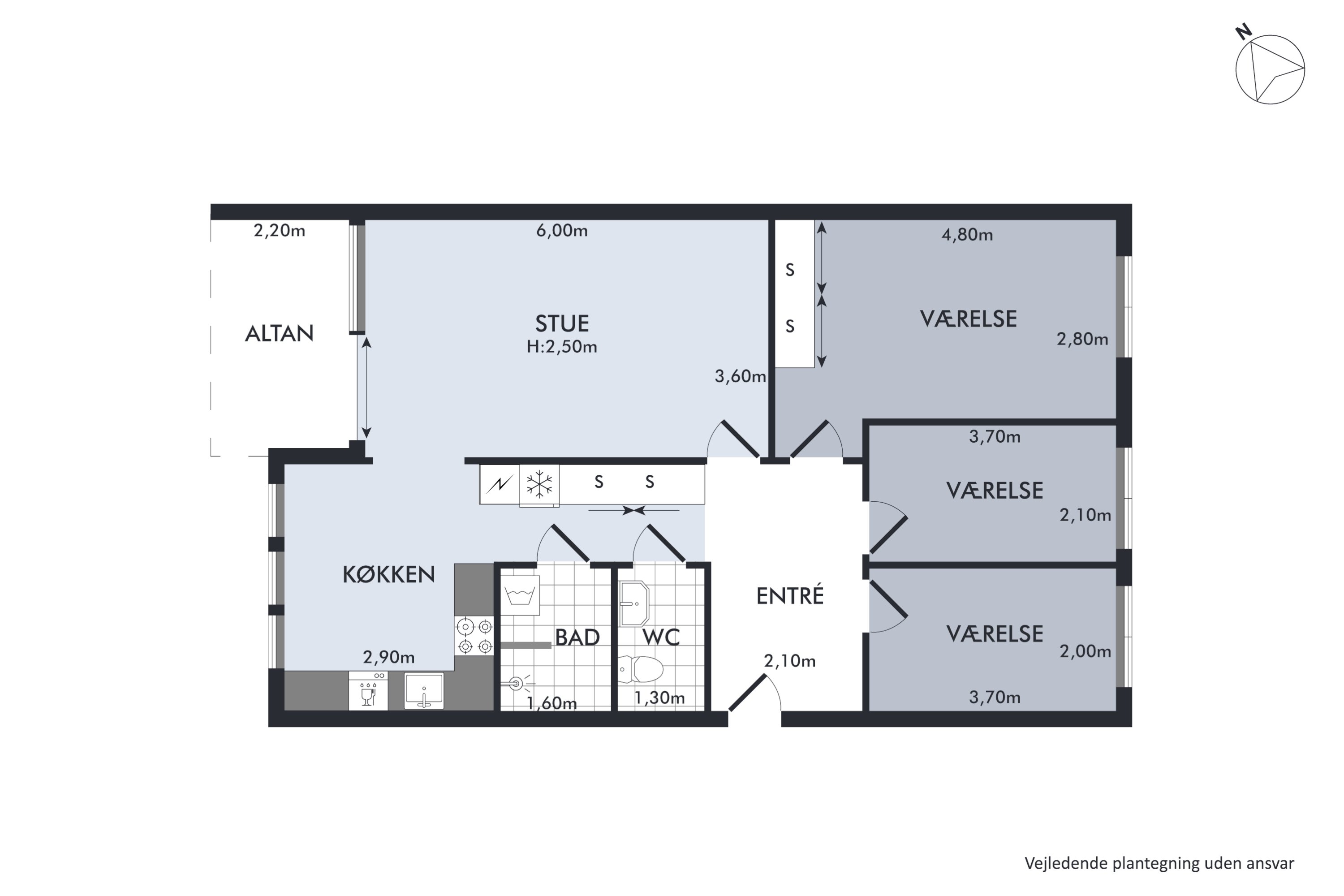 Plantegninger billede af Topperne 32, 3. 31., 2620 Albertslund