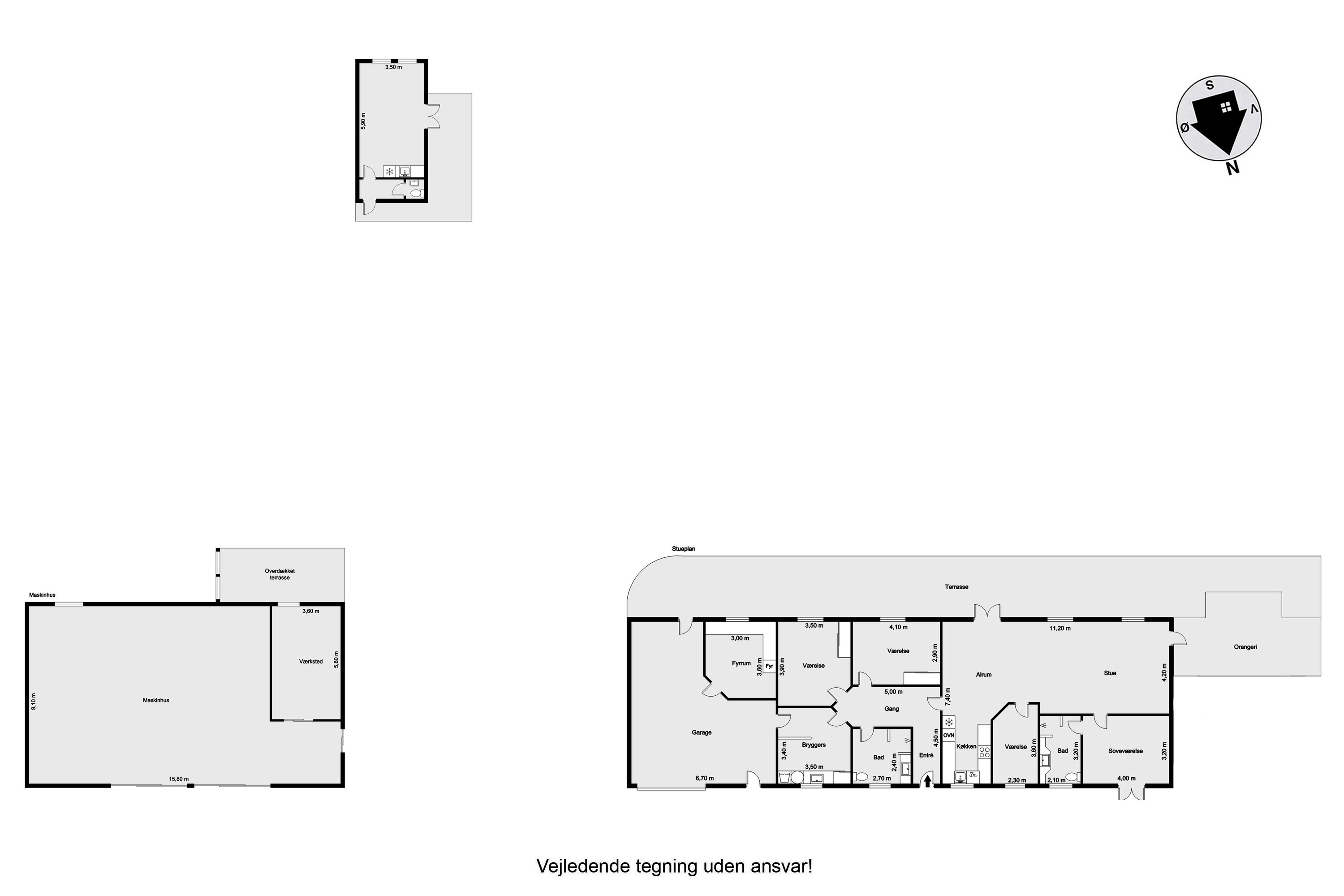 Plantegninger billede af Vilhelmsborgvej 104, Møborg, 7660 Bækmarksbro