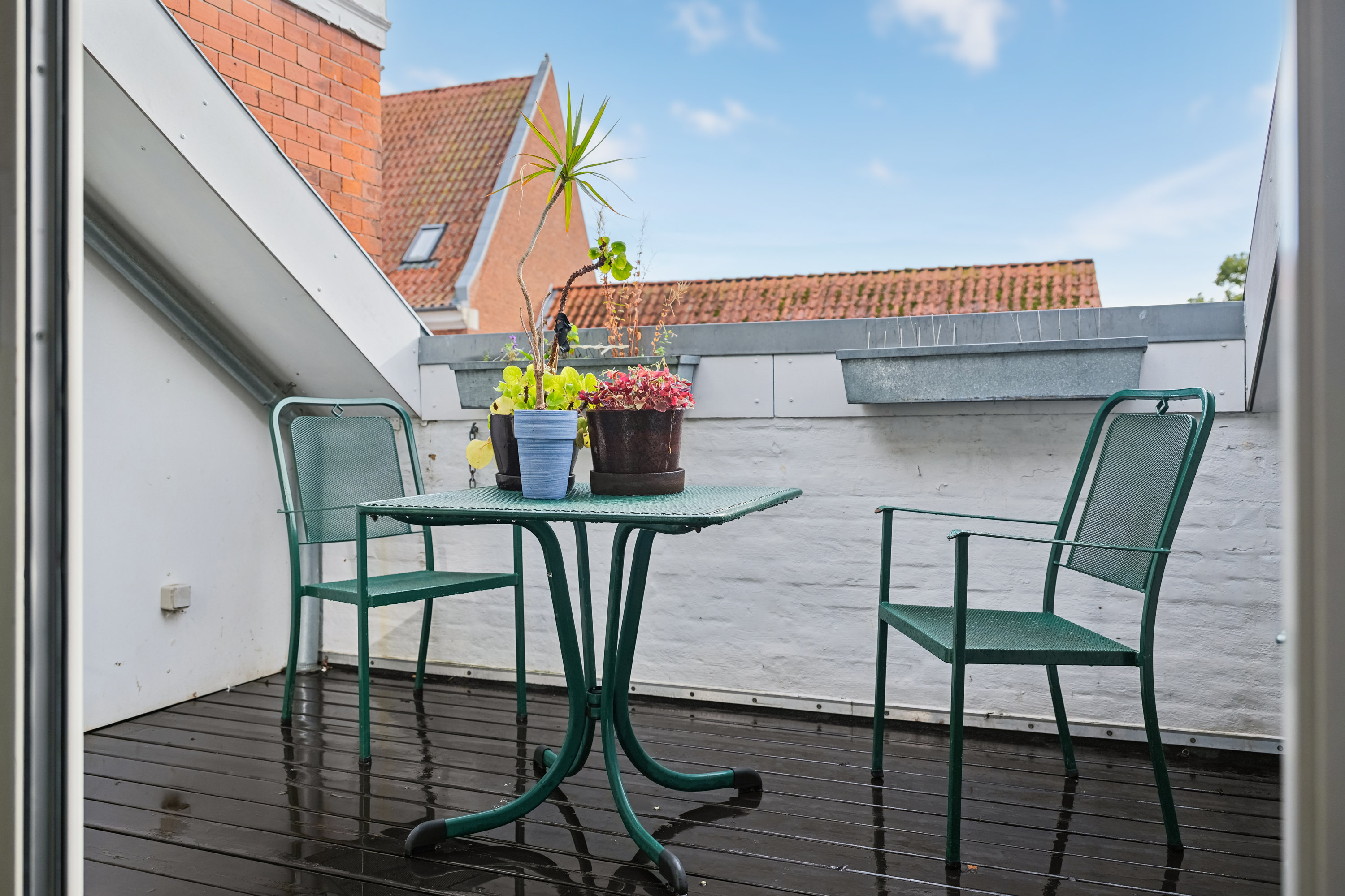 Fremhævet terrasse billede i fuldskærmstilstand. Billede af Nørrevoldgade 49, 2., 5800 Nyborg