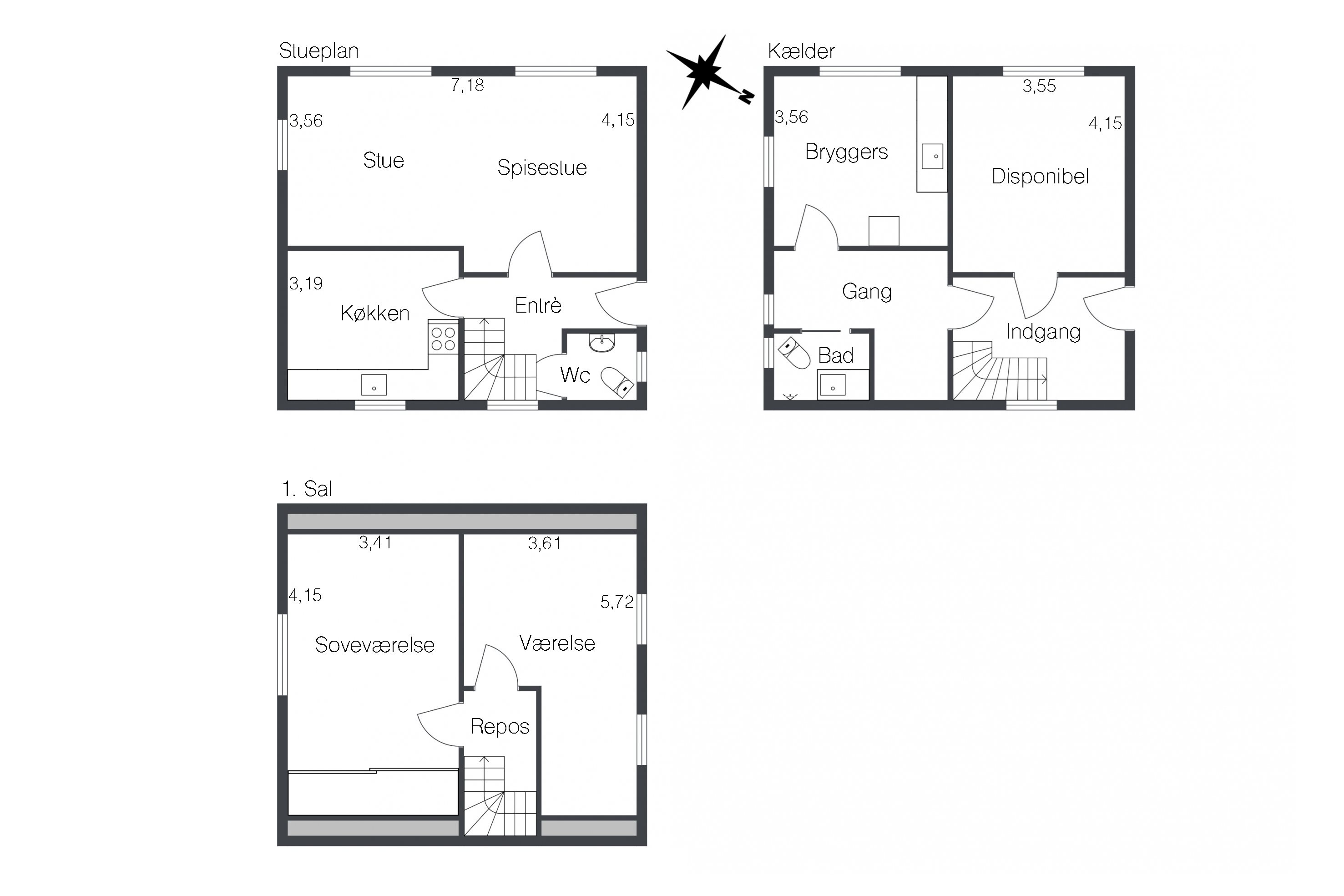 Plantegninger billede af Trangetvej 14, 9830 Tårs