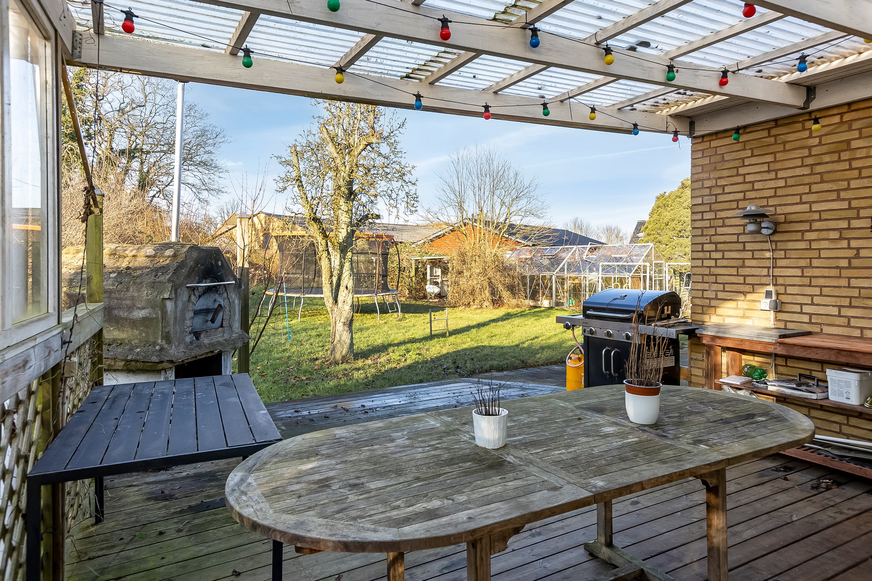 Fremhævet terrasse billede i fuldskærmstilstand. Billede af Mindevej 3, 4470 Svebølle
