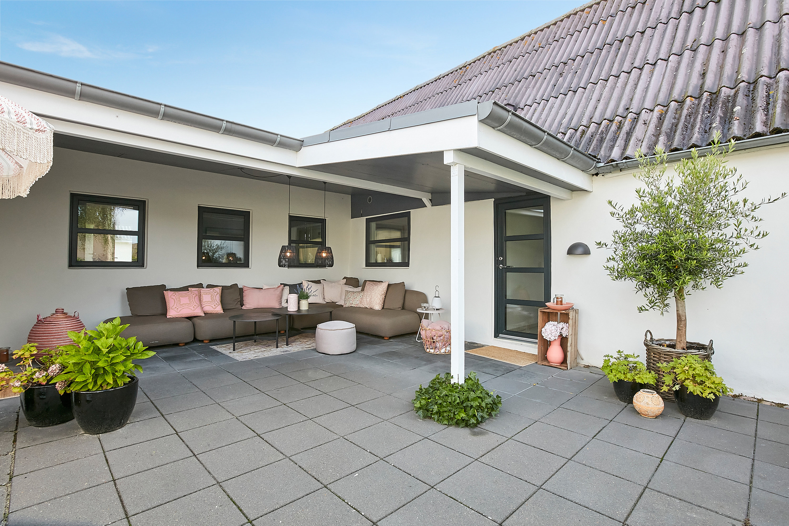 Villa: Terrasse på Bygaden 66, Stensballe, 8700 Horsens