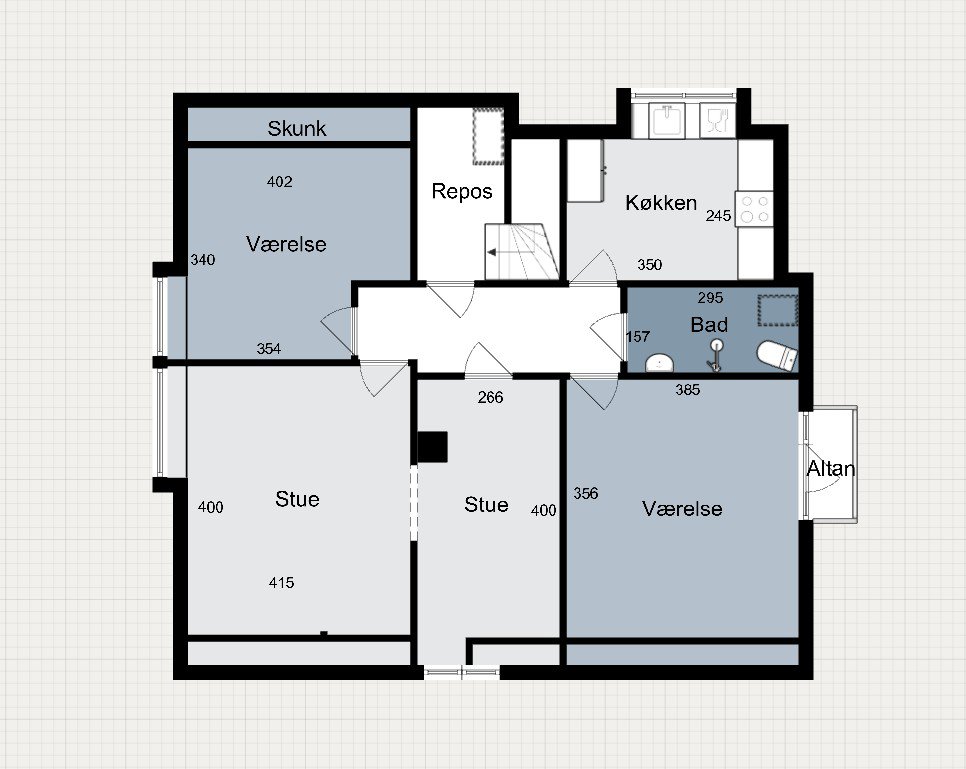 Plantegninger billede af Hjallesevej 76, 2., 5230 Odense M