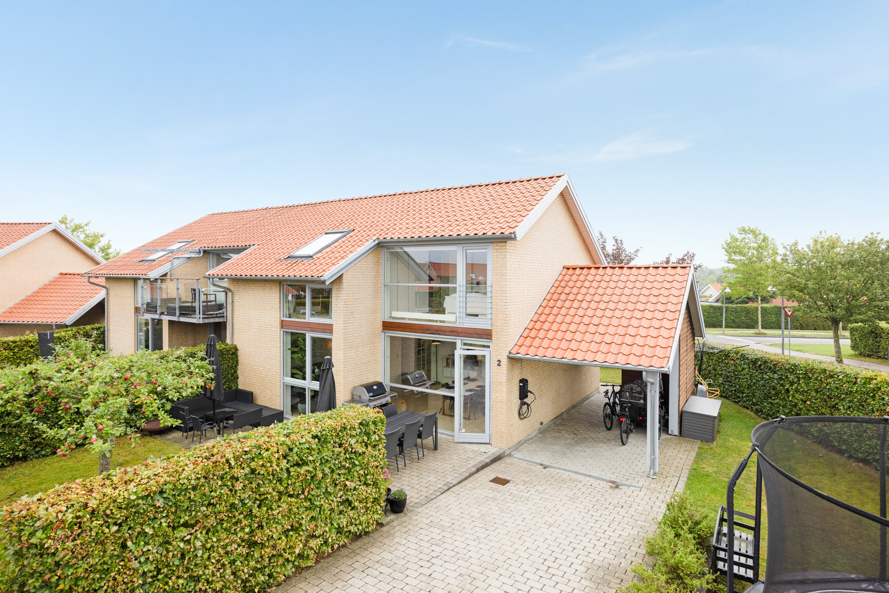 Rækkehus: Facade på Myrholmen 2, 2760 Måløv