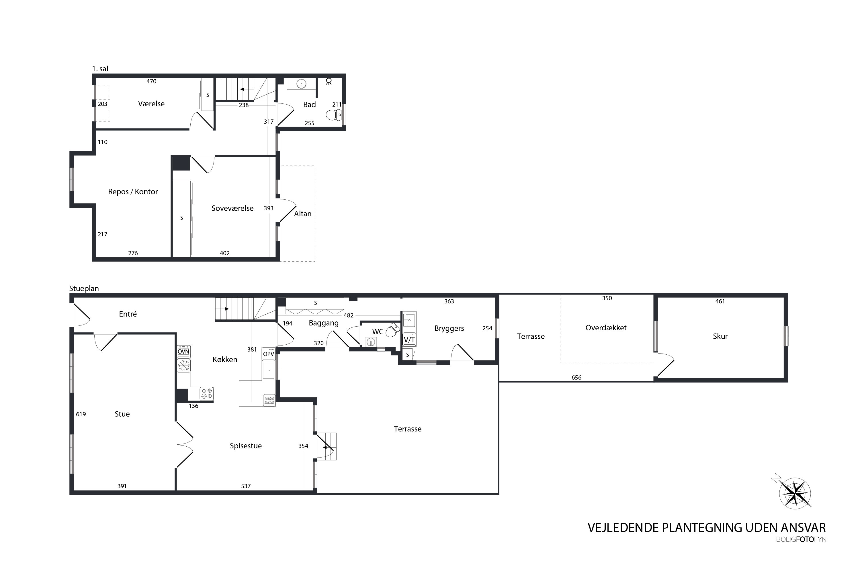 Plantegninger billede af Havnegade 39, 5300 Kerteminde