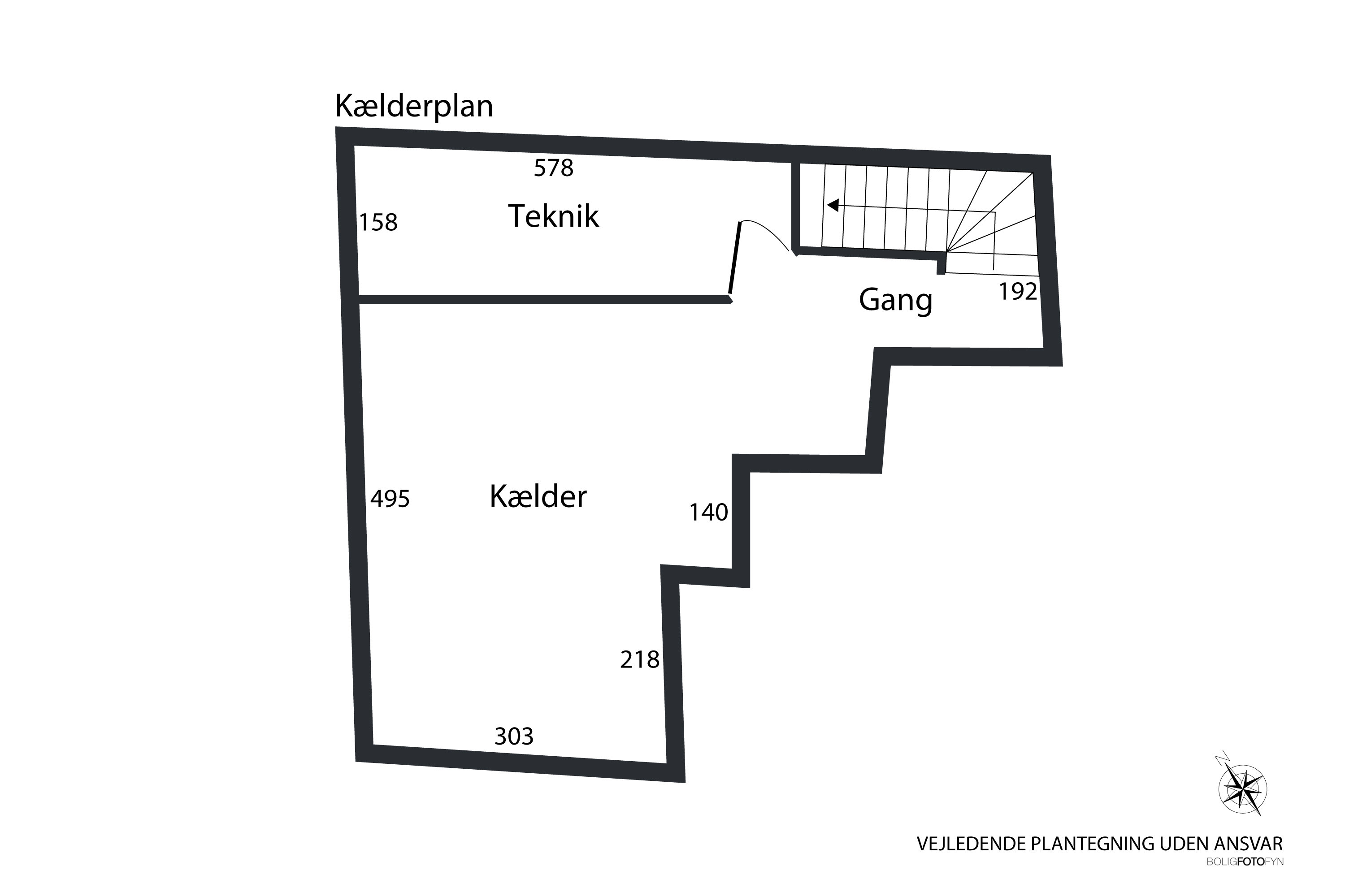 Plantegninger billede af Vestergade 17, 5300 Kerteminde