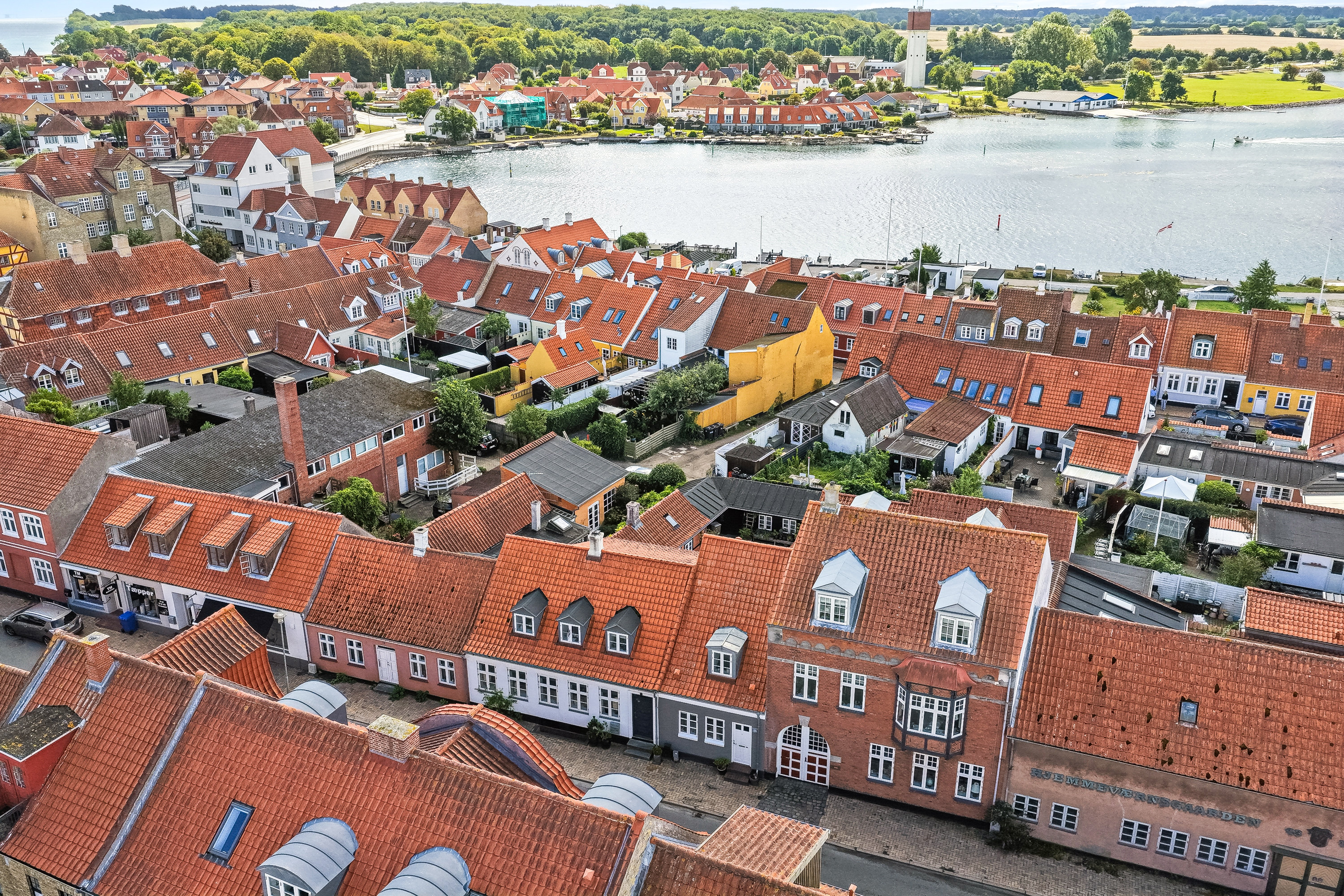 Miniaturebillede 2: luftfoto. Billede af Vestergade 17, 5300 Kerteminde