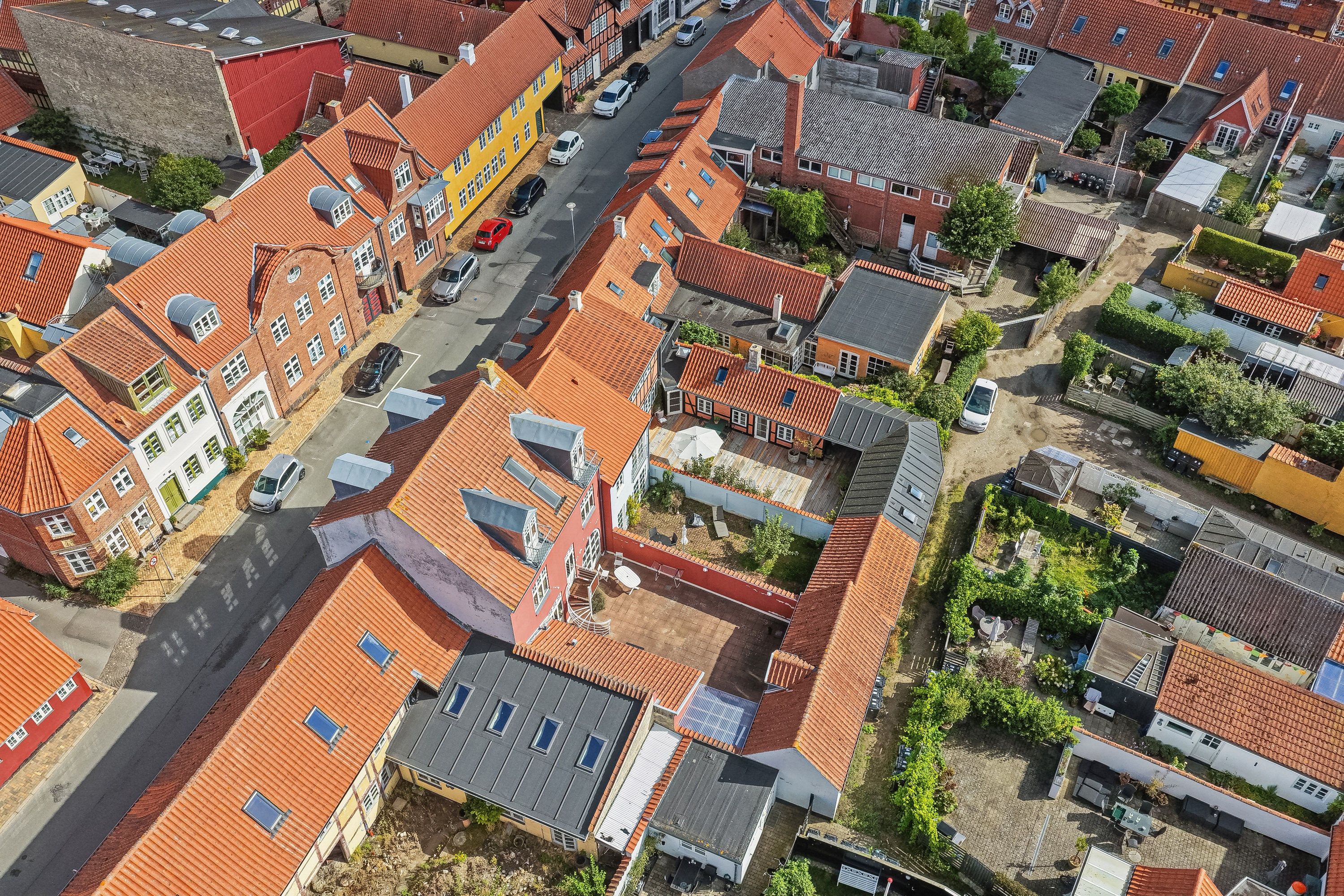 Fremhævet luftfoto billede i fuldskærmstilstand. Billede af Vestergade 17, 5300 Kerteminde