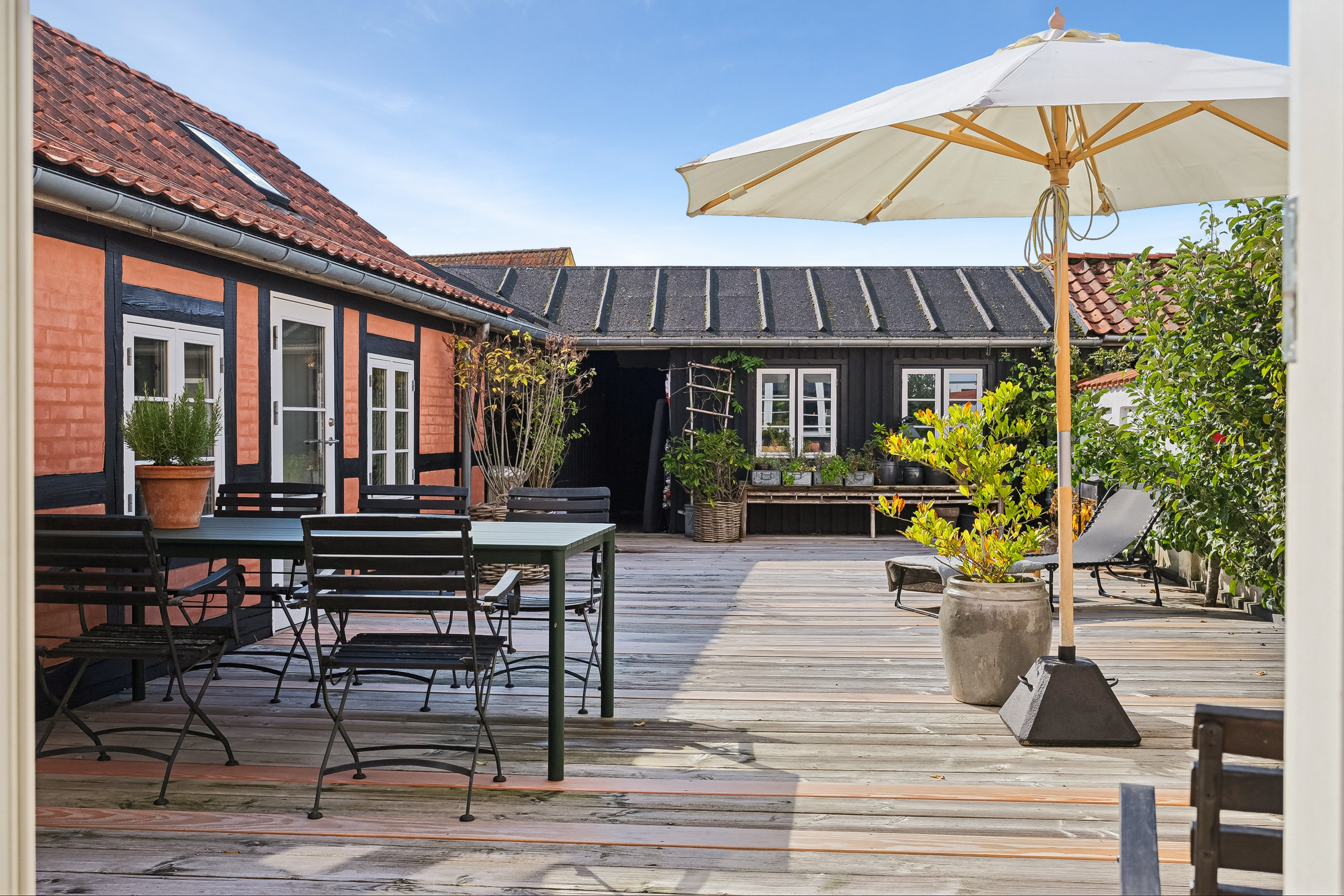 Fremhævet terrasse billede i fuldskærmstilstand. Billede af Vestergade 17, 5300 Kerteminde